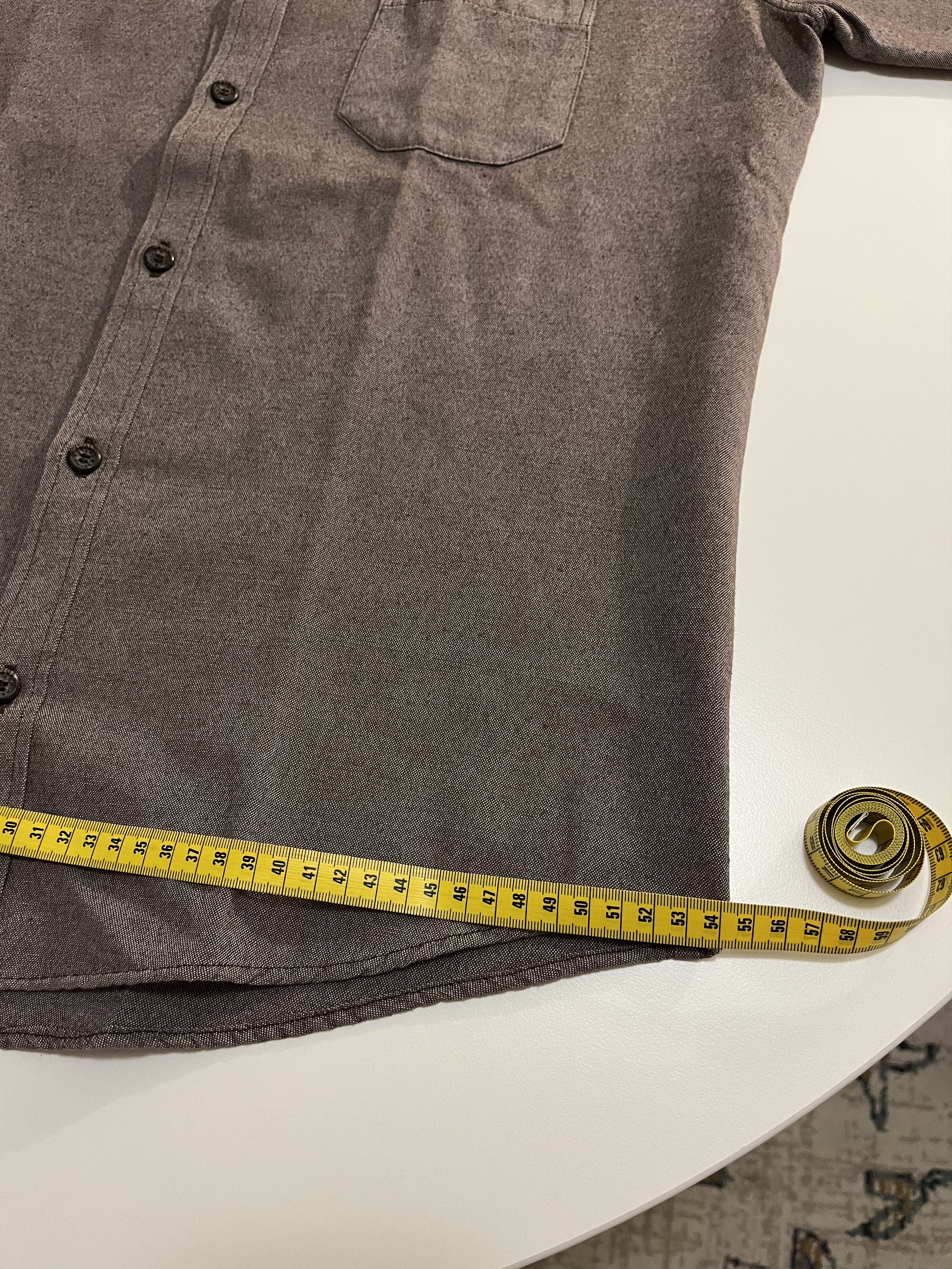 Other Vintage Workwear Greige/Brown Short-Sleeve Shirt Size US L / EU 52-54 / 3 - 6 Thumbnail