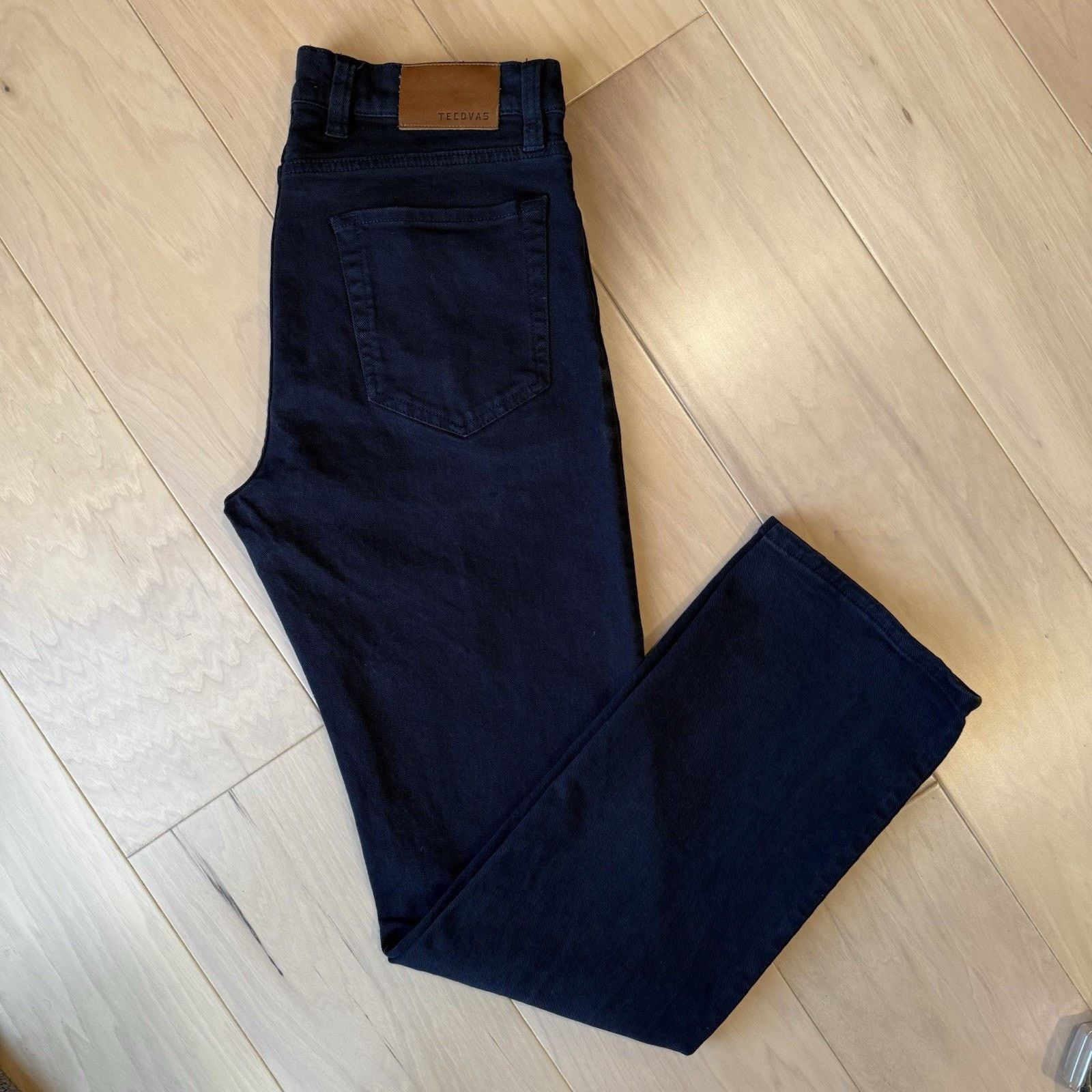 Tecovas Tecovas Jeans 32 Blue Dark Wash Denim Straight Western Size US 32 / EU 48 - 2 Thumbnail