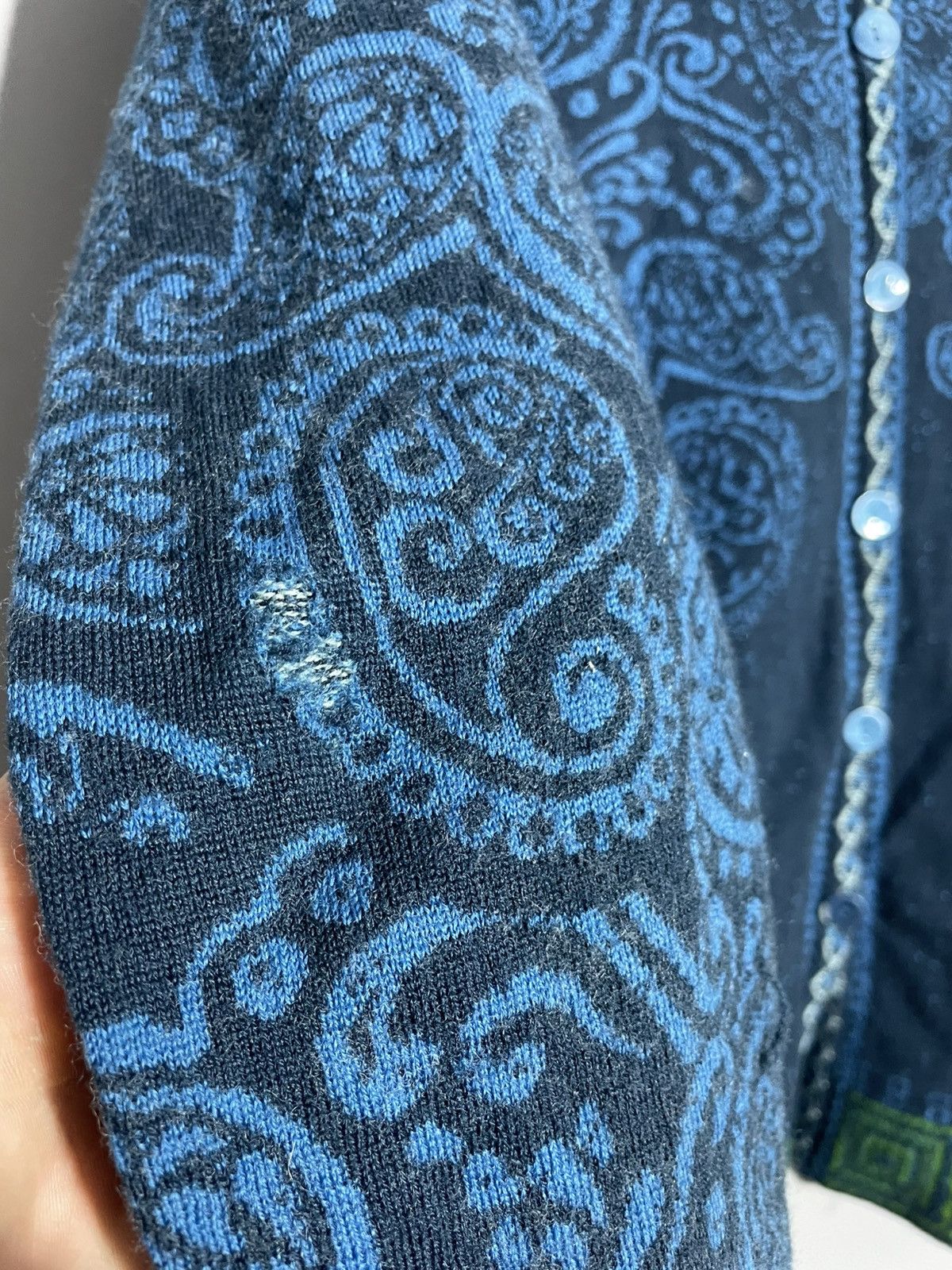 Other Ivko knit Jacquard jacket with Pleats Avant Gard style Size M / US 6-8 / IT 42-44 - 3 Thumbnail