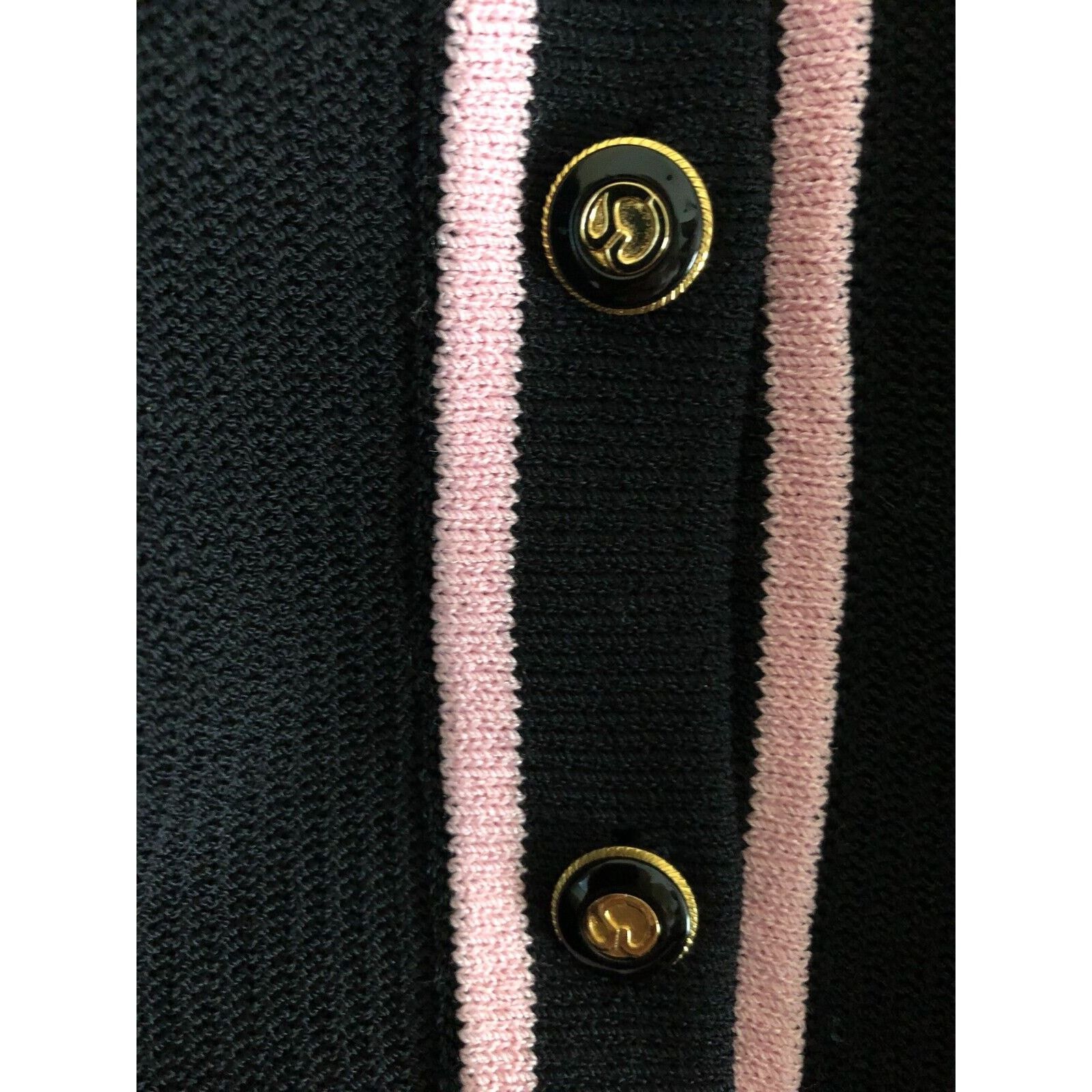 St. John St. John Collection Knit Blazer Sweater Women Black Vintage Size M / US 6-8 / IT 42-44 - 6 Thumbnail