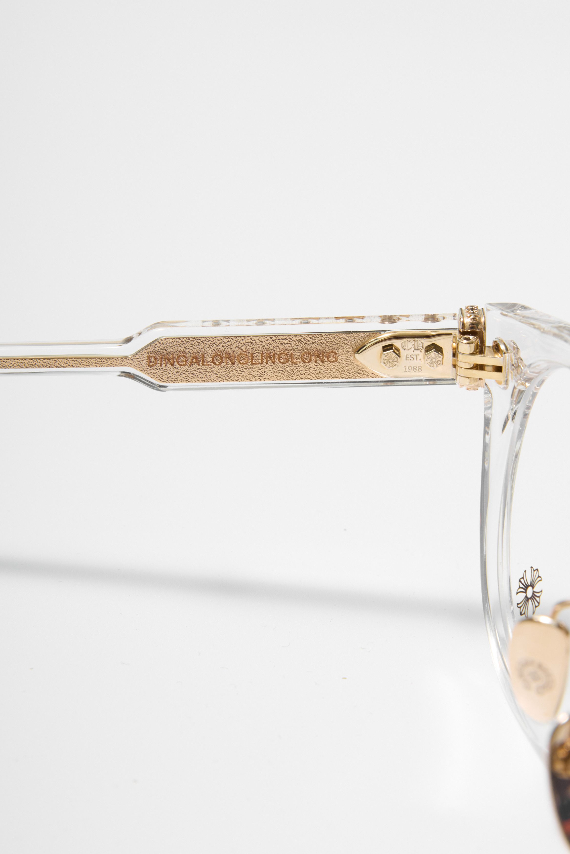 Chrome Hearts CHROME HEARTS DINGALONGLINGLONG GLASSES Size ONE SIZE - 7 Thumbnail