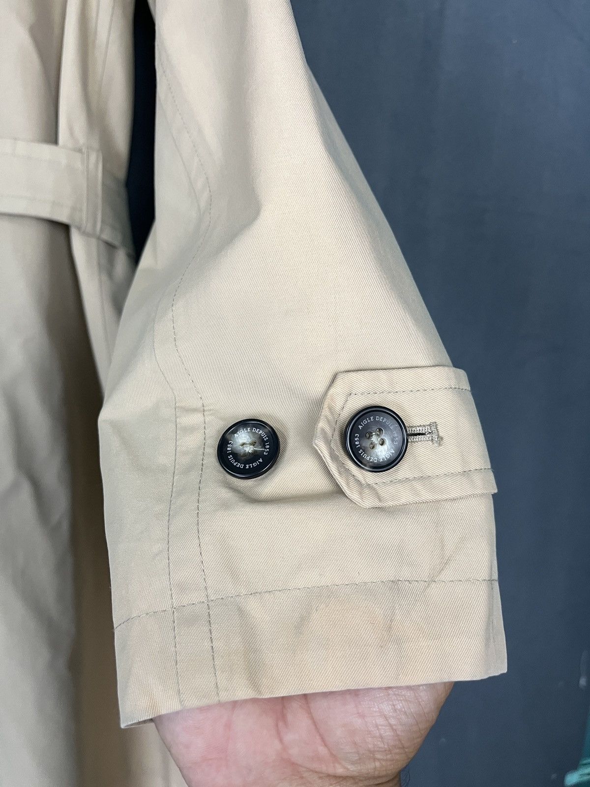 Aigle × Goretex × Vintage Aigle Goretex Trench Coat Long Jacket Size US S / EU 44-46 / 1 - 8 Thumbnail