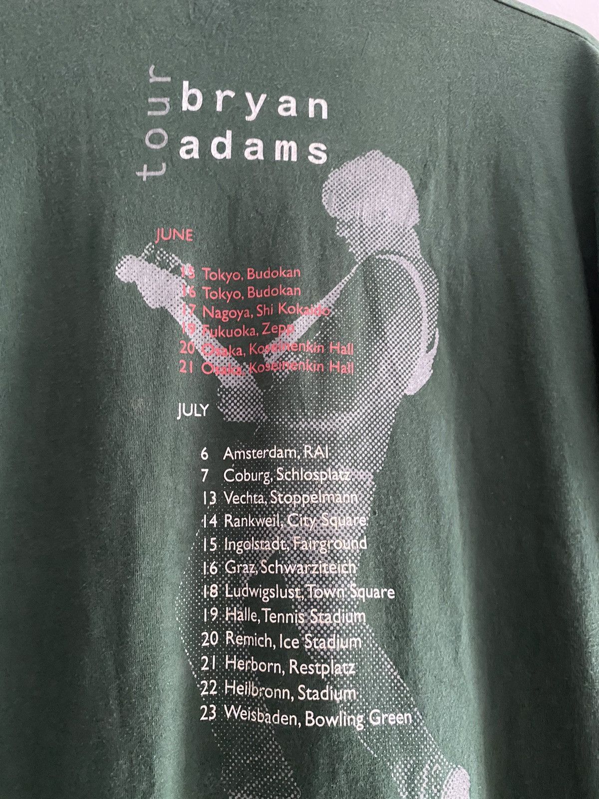 Band Tees × Vintage 90s Bryan adams tour tee Size US M / EU 48-50 / 2 - 4 Thumbnail