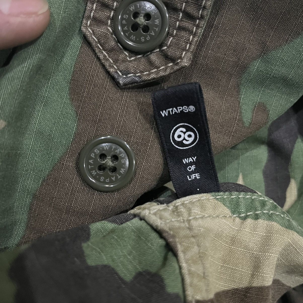 Wtaps Wtaps Camouflage Shirt Size US S / EU 44-46 / 1 - 6 Thumbnail