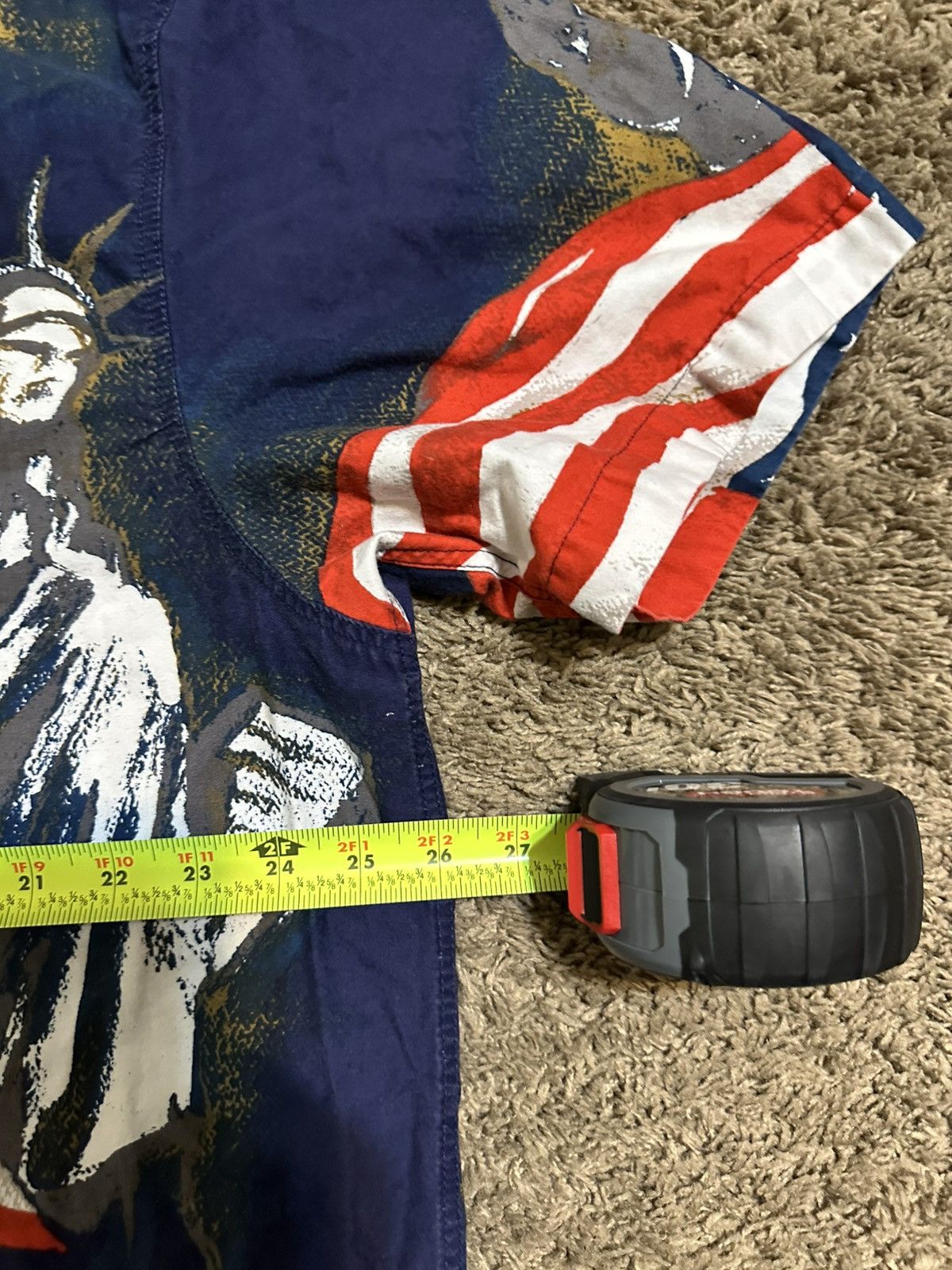 Nike × Vintage Vintage 4th of July statute of liberty shirt 00s size XL Size US L / EU 52-54 / 3 - 5 Thumbnail