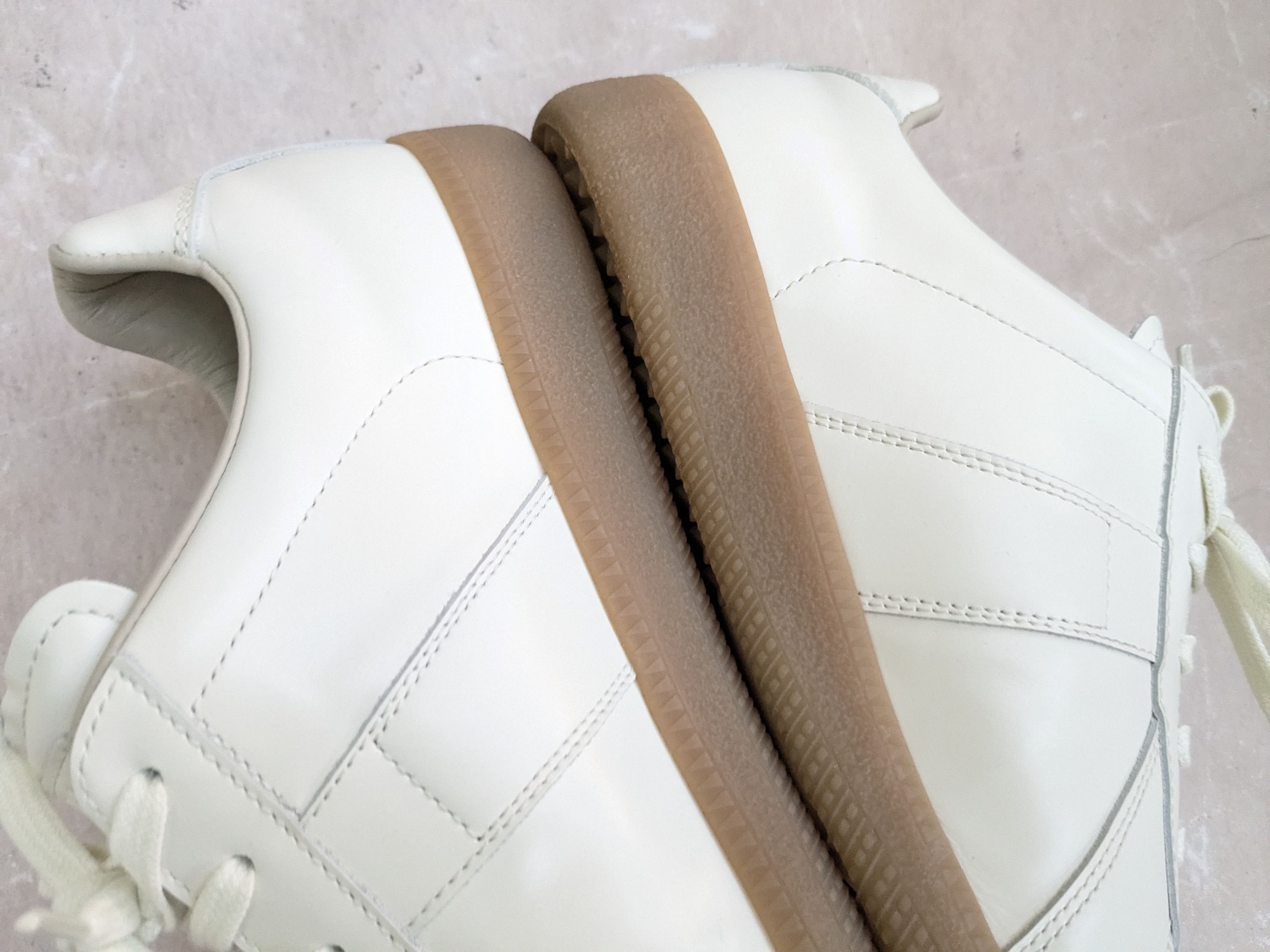 Maison Margiela Maison Margiela Replica GAT Cream White 8 41 Low Tops Gum Size US 8 / EU 41 - 9 Thumbnail