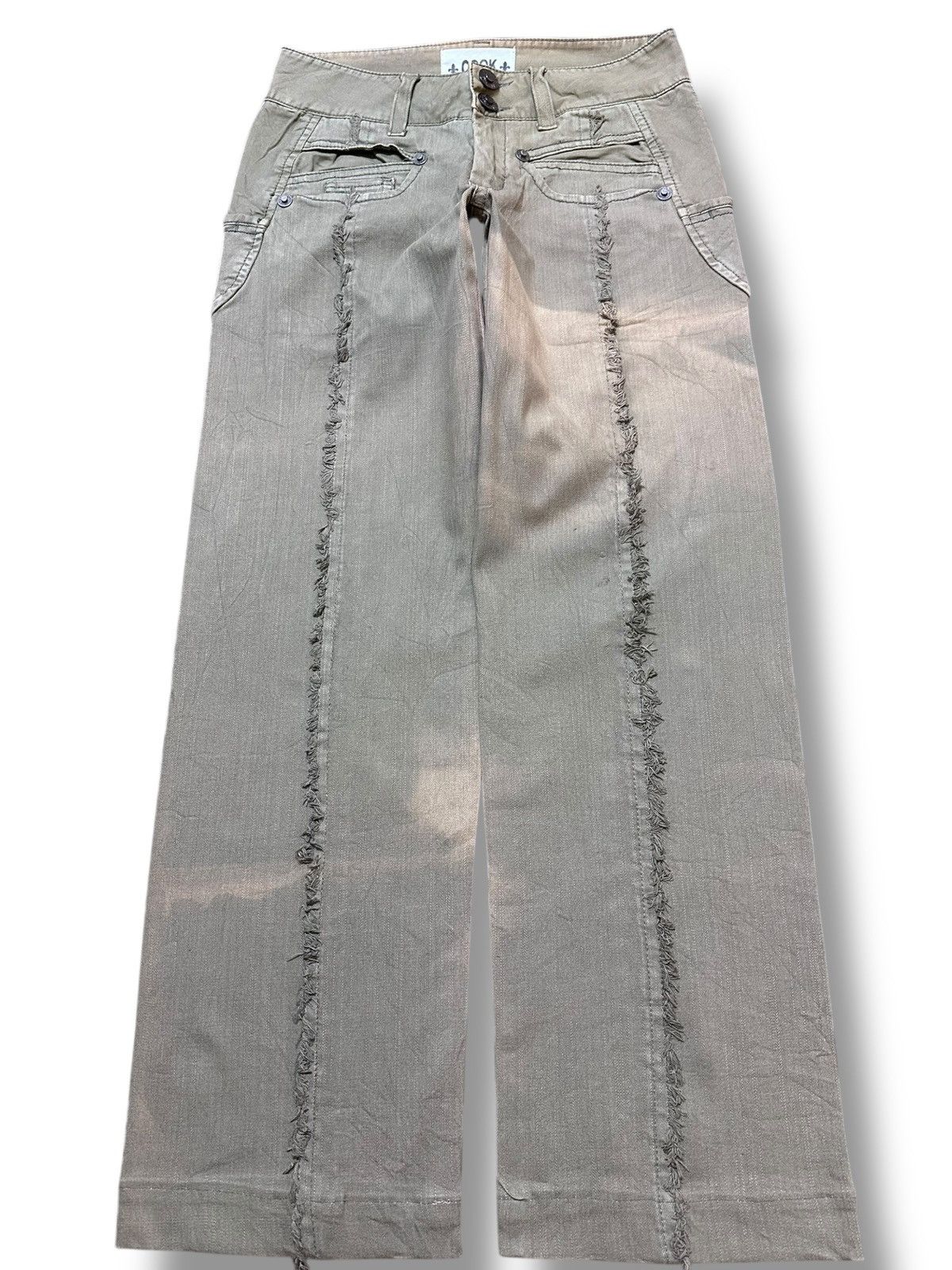 Cook Jeans Vintage Cook Jeans Furry Bleached Avant Garde Denim Size US 27 - 1 Thumbnail