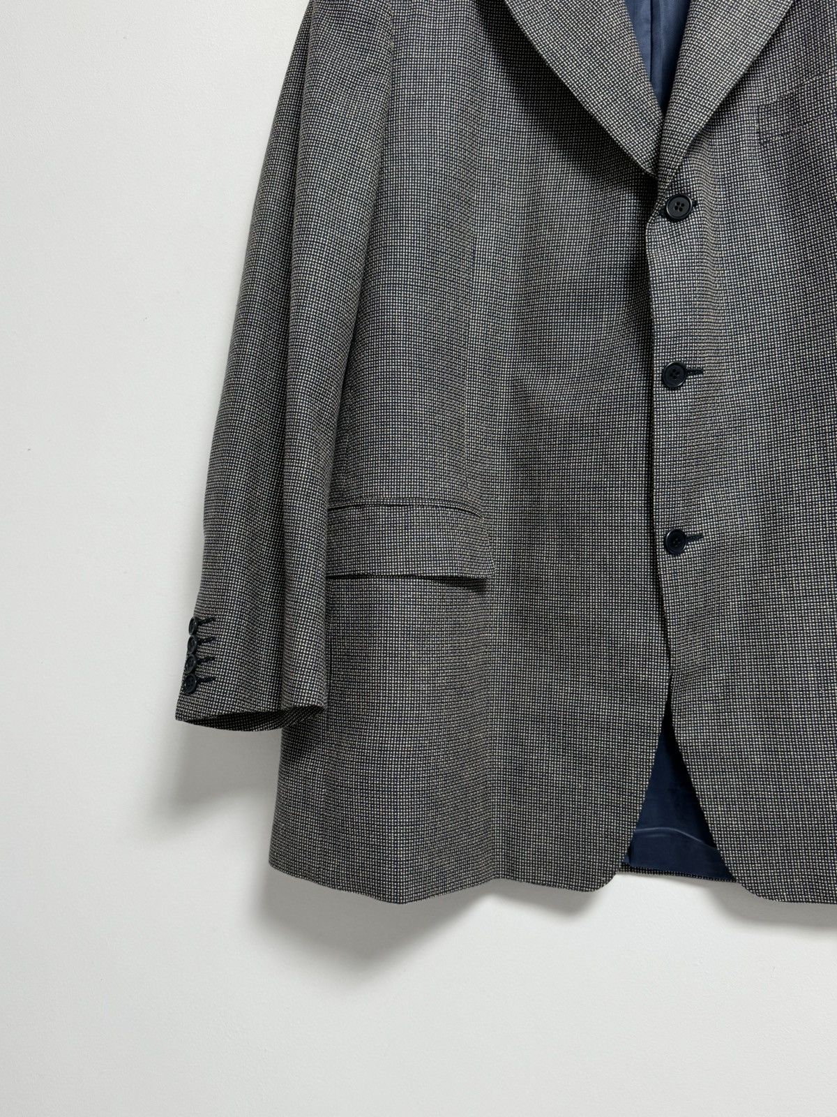 Canali Canali Blazer Men’s Blue Luxury Wool Silk 60-R Size Size 54L - 4 Thumbnail
