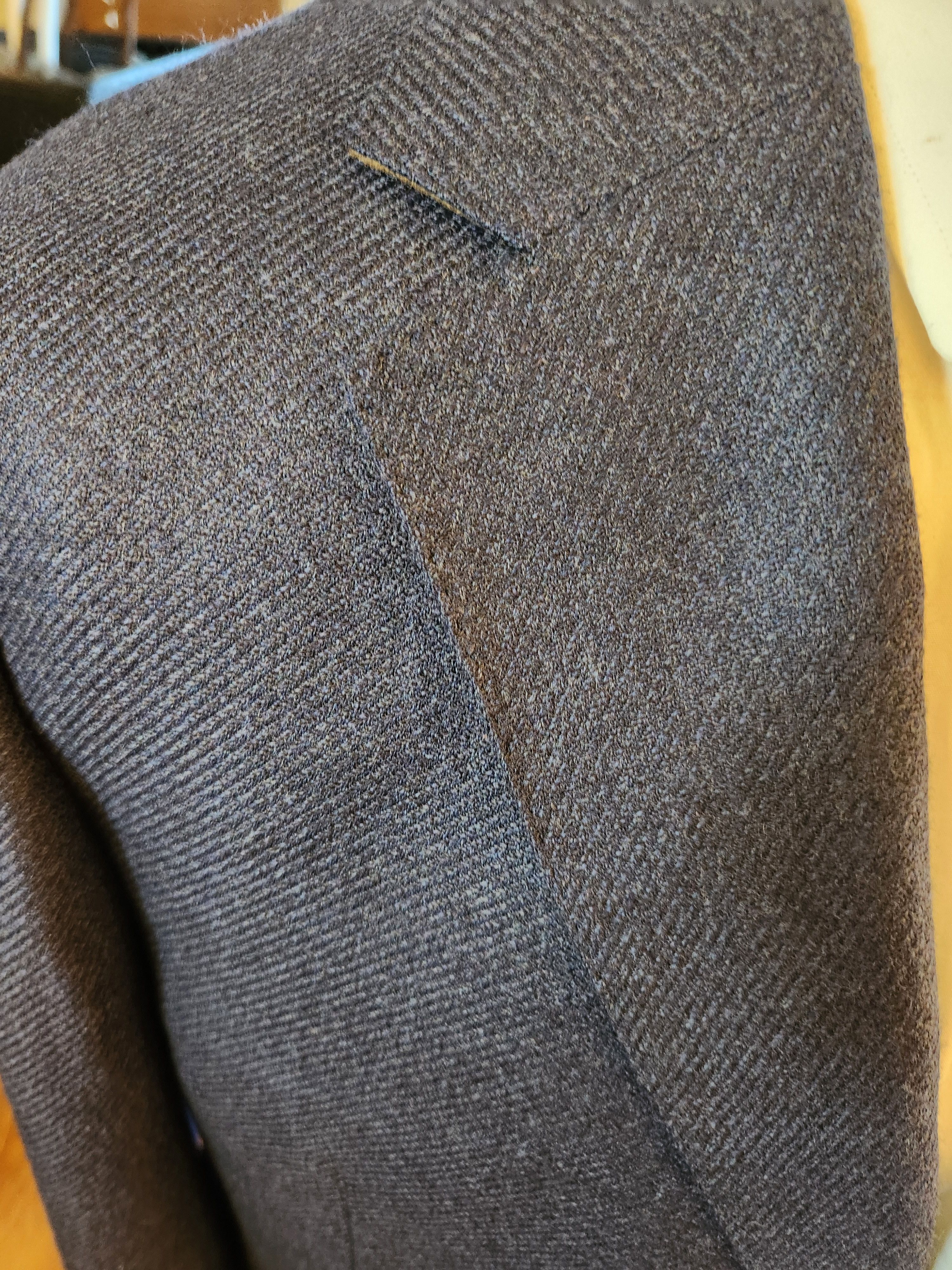 Alexander Julian NWOT Wool and Silk Unstructured Blue Blazer Size 48R - 3 Thumbnail