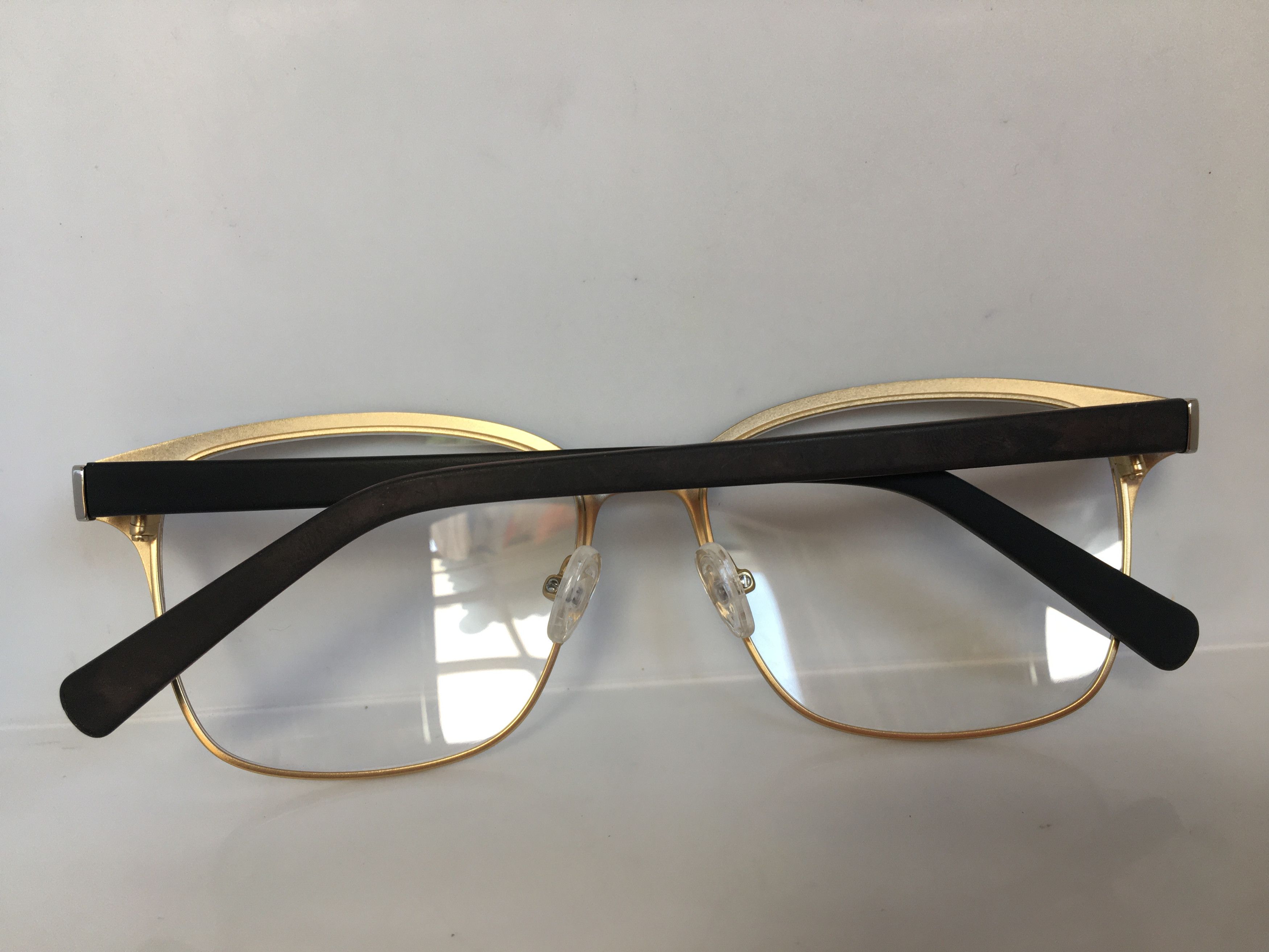 Other Eyebuydirect intense BlackGold Square Eyeglasses Frame Size ONE SIZE - 7 Thumbnail