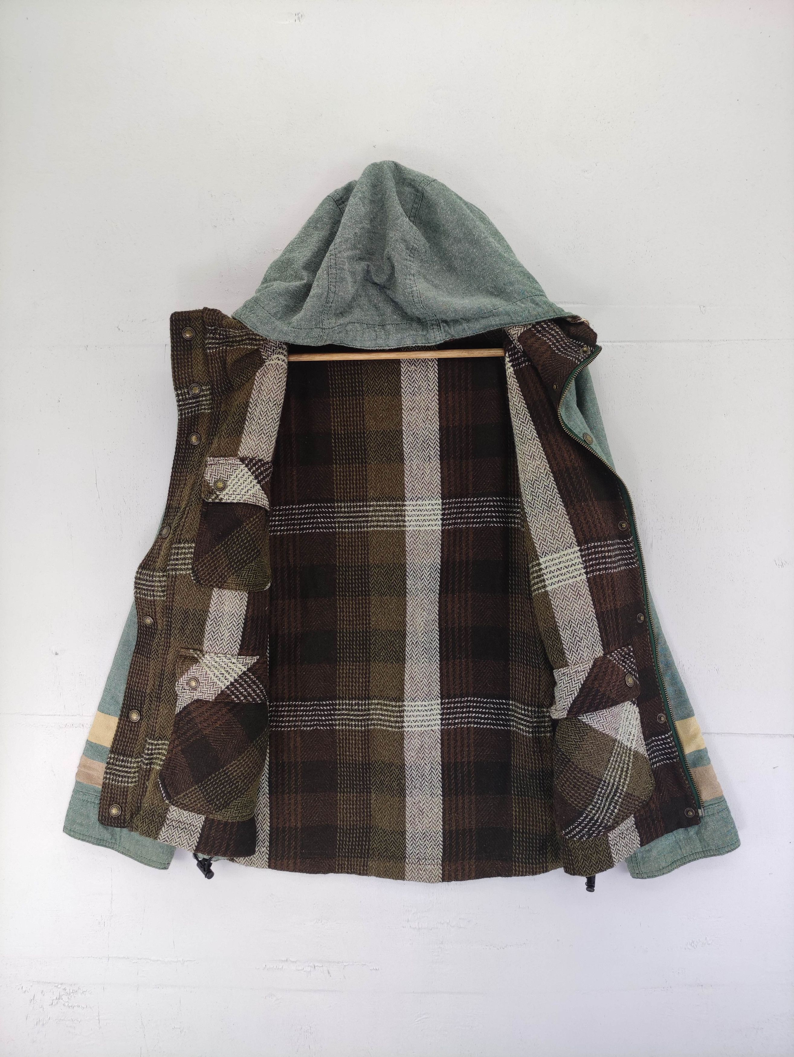 GRN Vintage Grn Wool Reversible Jacket Hoodie Zipper Size US M / EU 48-50 / 2 - 5 Thumbnail