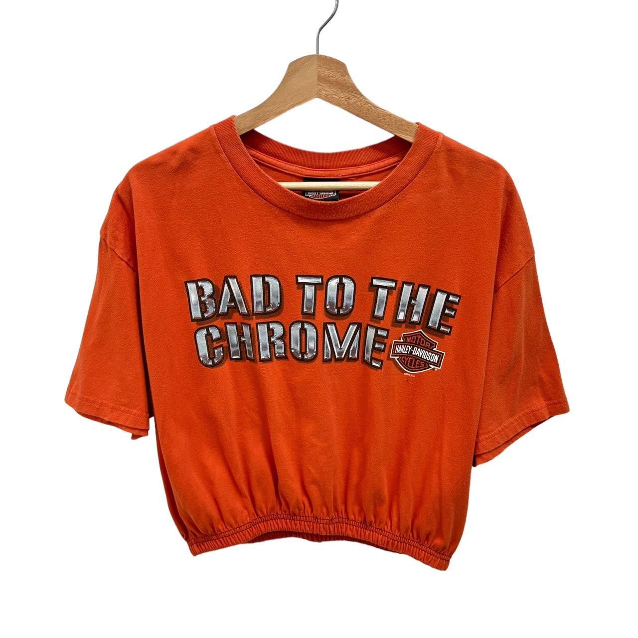 Harley Davidson × Vintage Vintage Harley Davidson crop top size: XL Size XL / US 12-14 / IT 48-50 - 1 Thumbnail