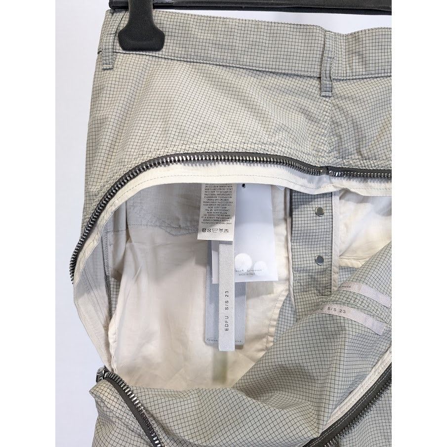 Rick Owens o1rshd1 Bolan Banana Zipper Pants in Pearl Size US 32 / EU 48 - 20 Thumbnail