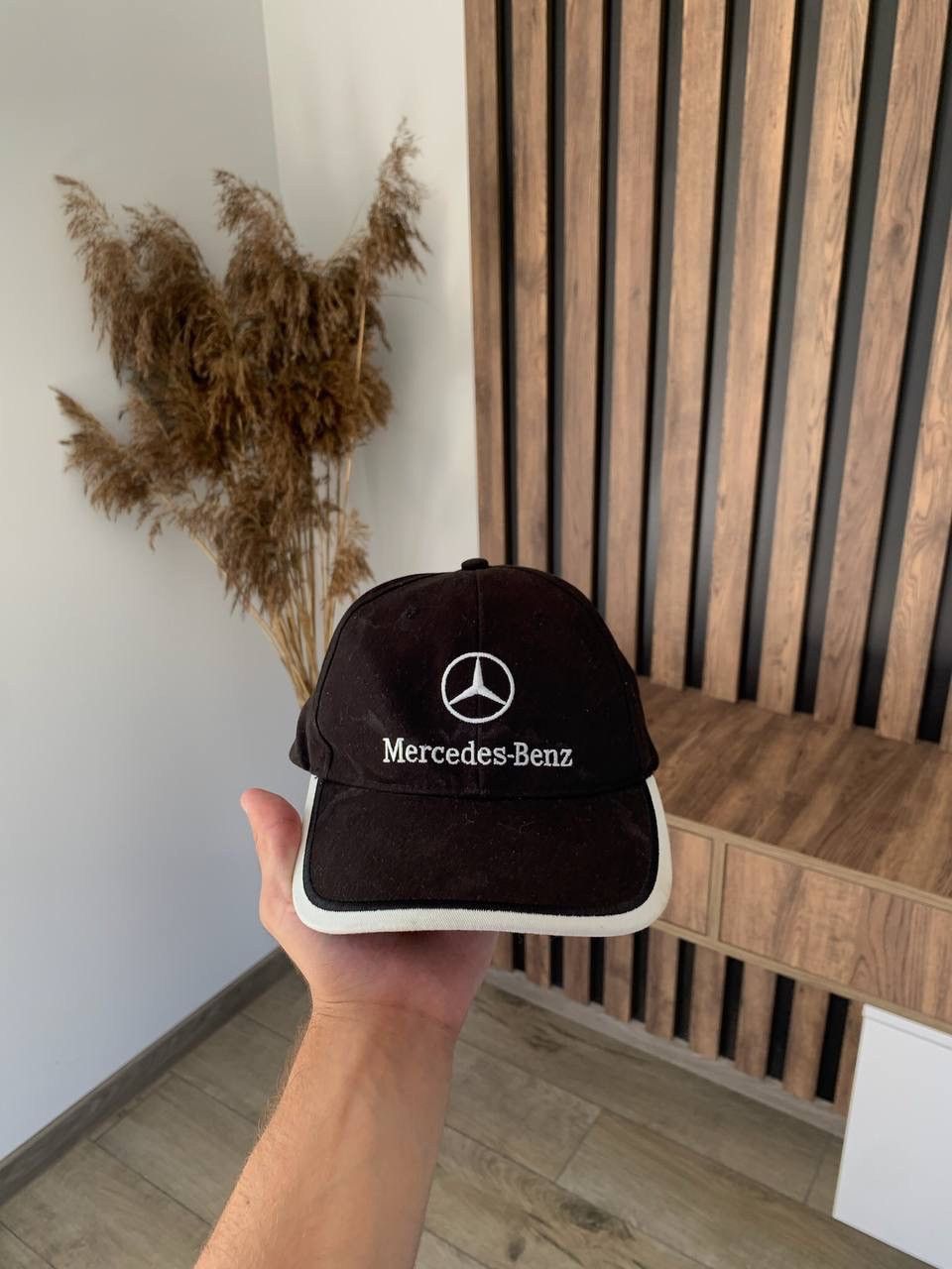 Mercedes-Benz × Vintage Vintage 00's Mercedes Benz Official Black Logo Cap Y2K Size ONE SIZE - 1 Thumbnail