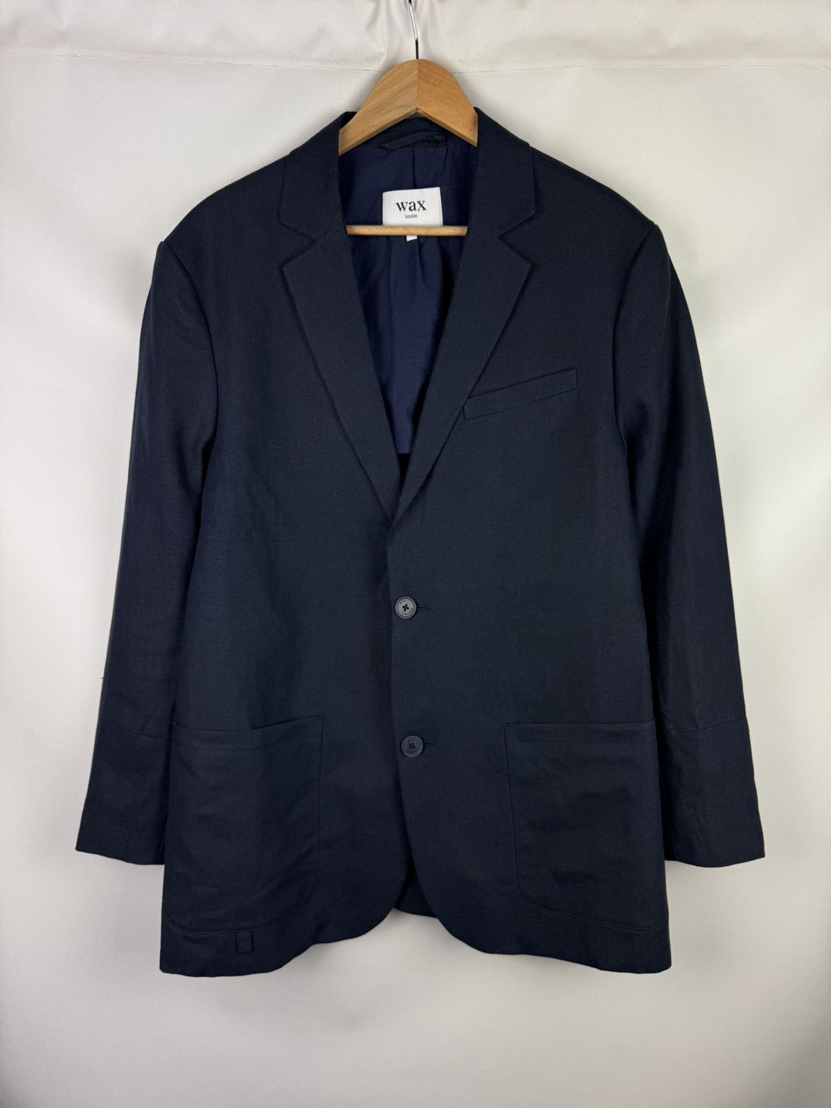 Wax London Wax London Men’s Linen 2 Piece Suit Blazer Jacket Pants Size 42R - 3 Thumbnail