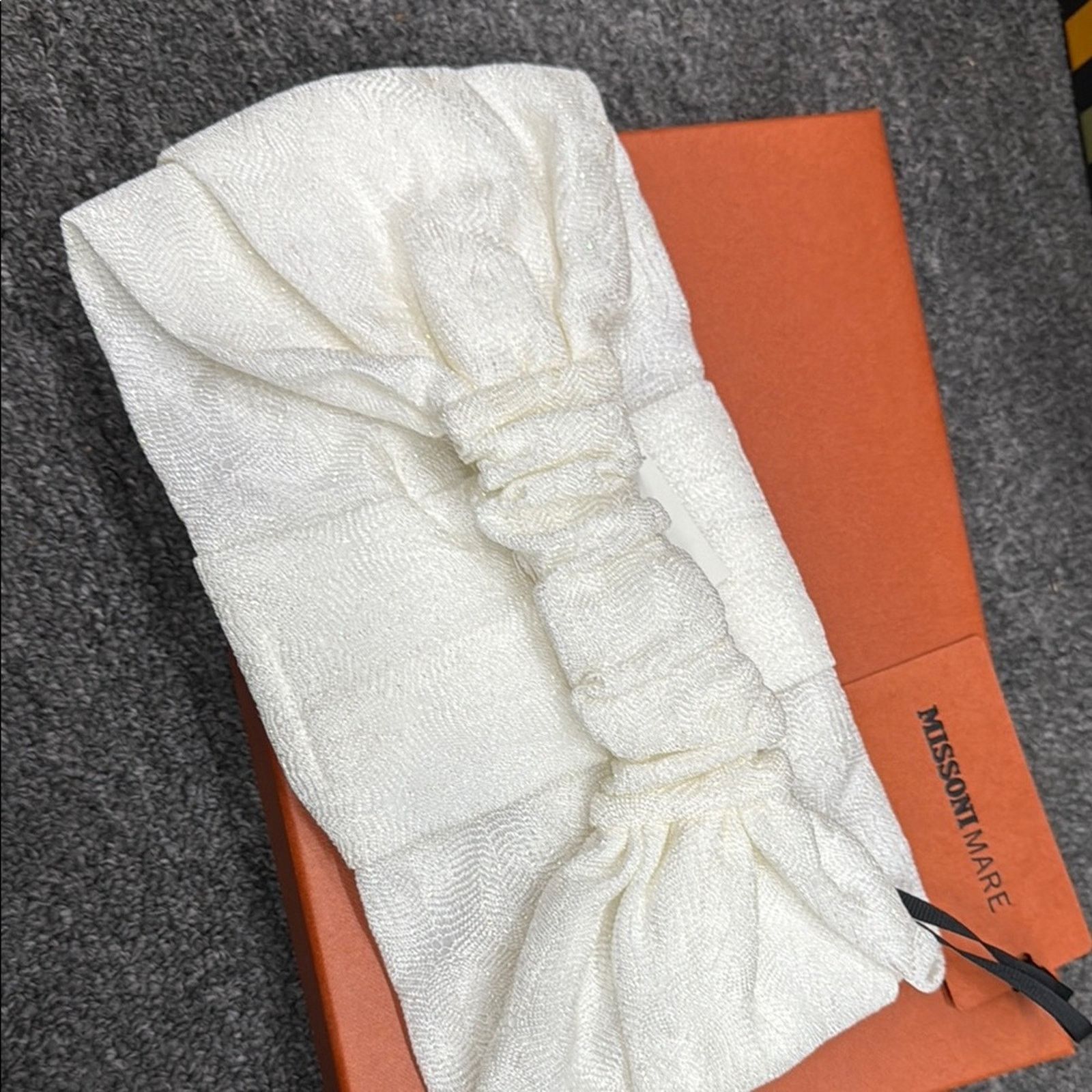Missoni NWT Missoni Mare White headband Size ONE SIZE - 4 Thumbnail