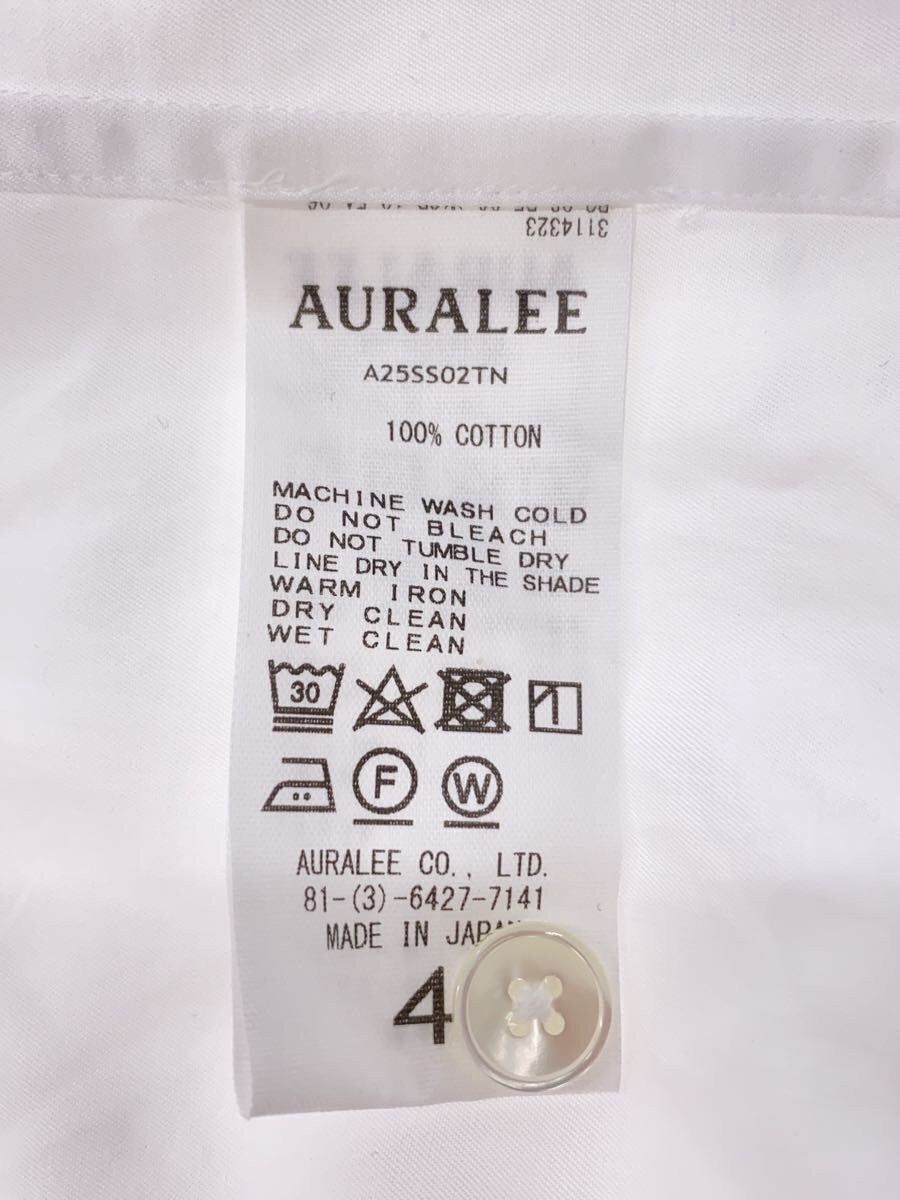 Auralee White Cotton Long Sleeve Shirt Size US XL / EU 56 / 4 - 4 Thumbnail