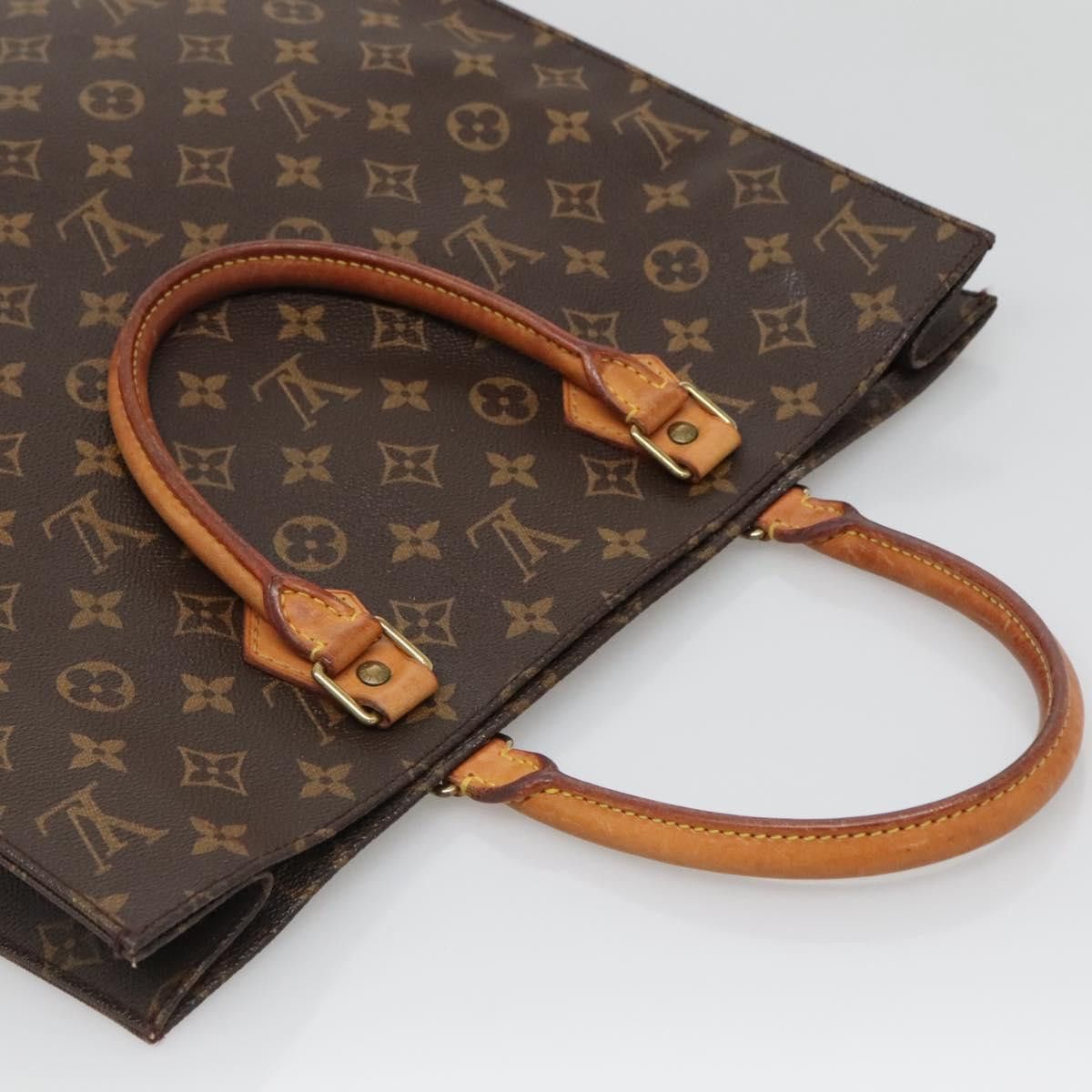 Louis Vuitton LOUIS VUITTON Monogram Sac Plat Hand Bag M51140 Size ONE SIZE - 6 Thumbnail