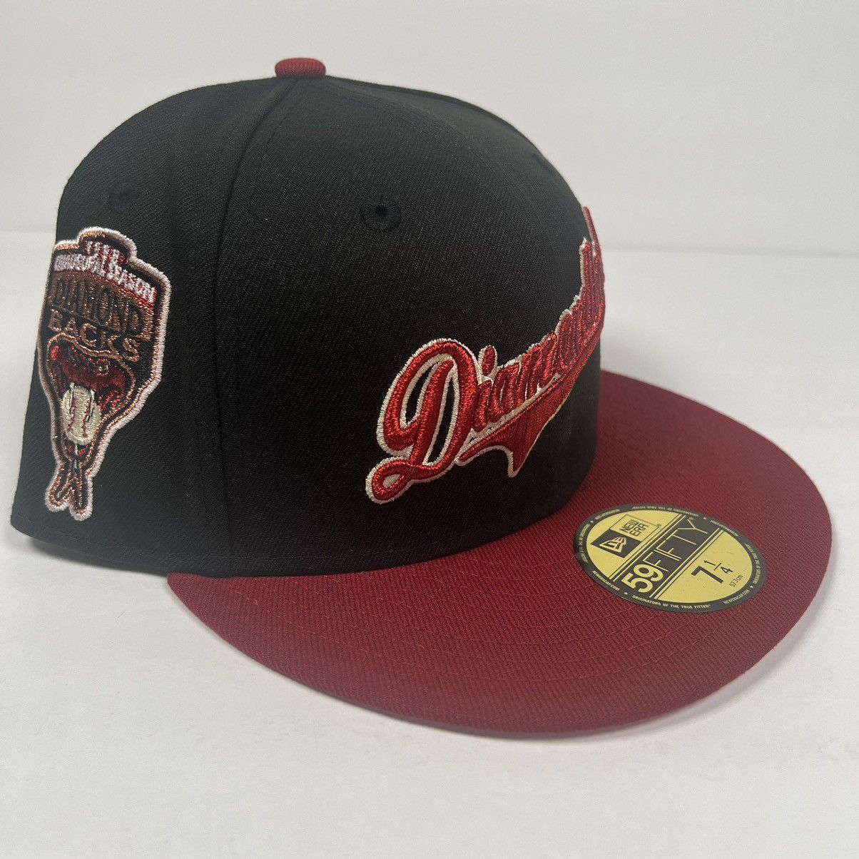 Hat Club Hat Club Arizona Diamondbacks Black UV Pink Script Sz 7 1/2 Size ONE SIZE - 9 Thumbnail