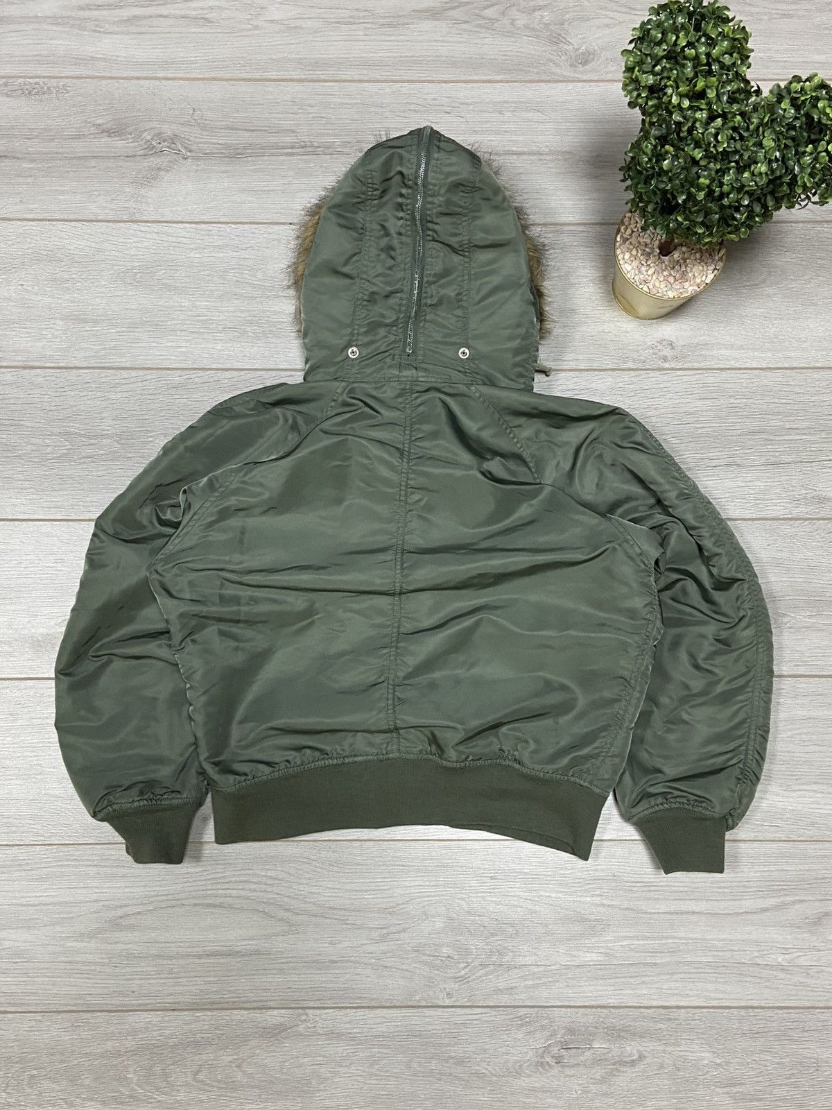 Schott Schott n2b fur hood bomber zip Size US M / EU 48-50 / 2 - 11 Thumbnail