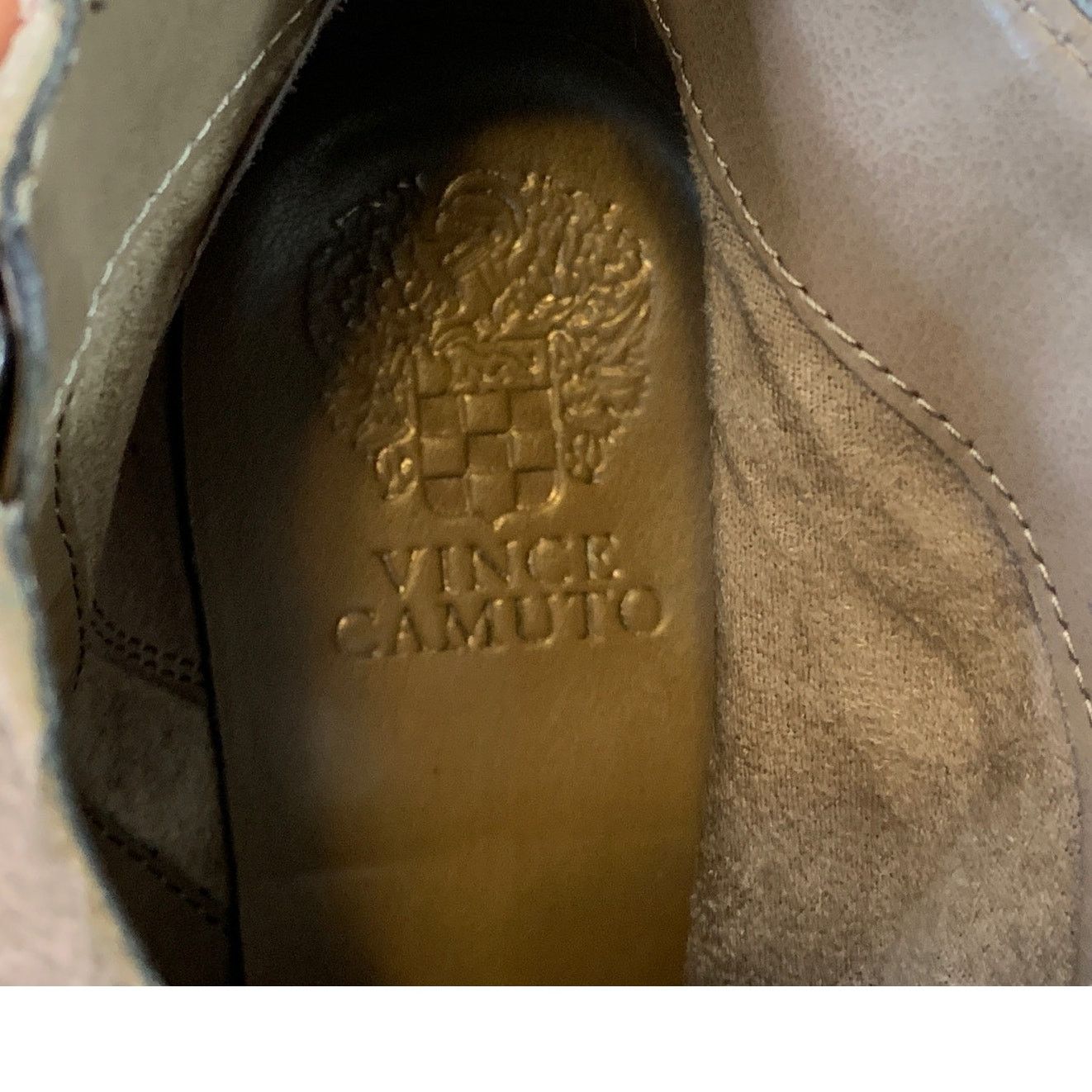 Vince Camuto Vince Camuto Womens Sz 10M Ankle Booties Tan Suede Leather Size US 10 / IT 40 - 6 Thumbnail