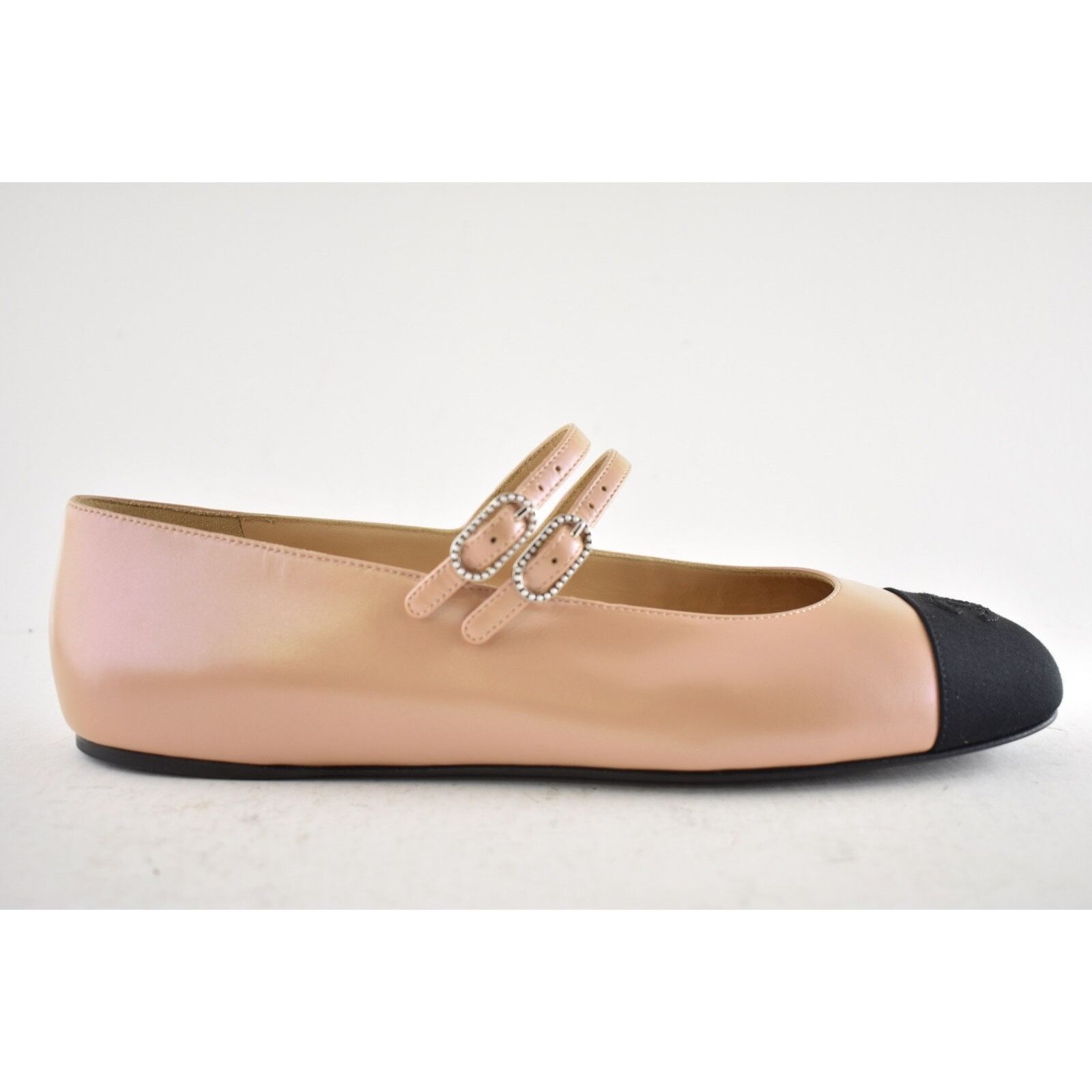 Chanel Chanel 24S Iridescent Beige Double Strap Pearl CC Logo Size US 12 / IT 42 - 2 Thumbnail