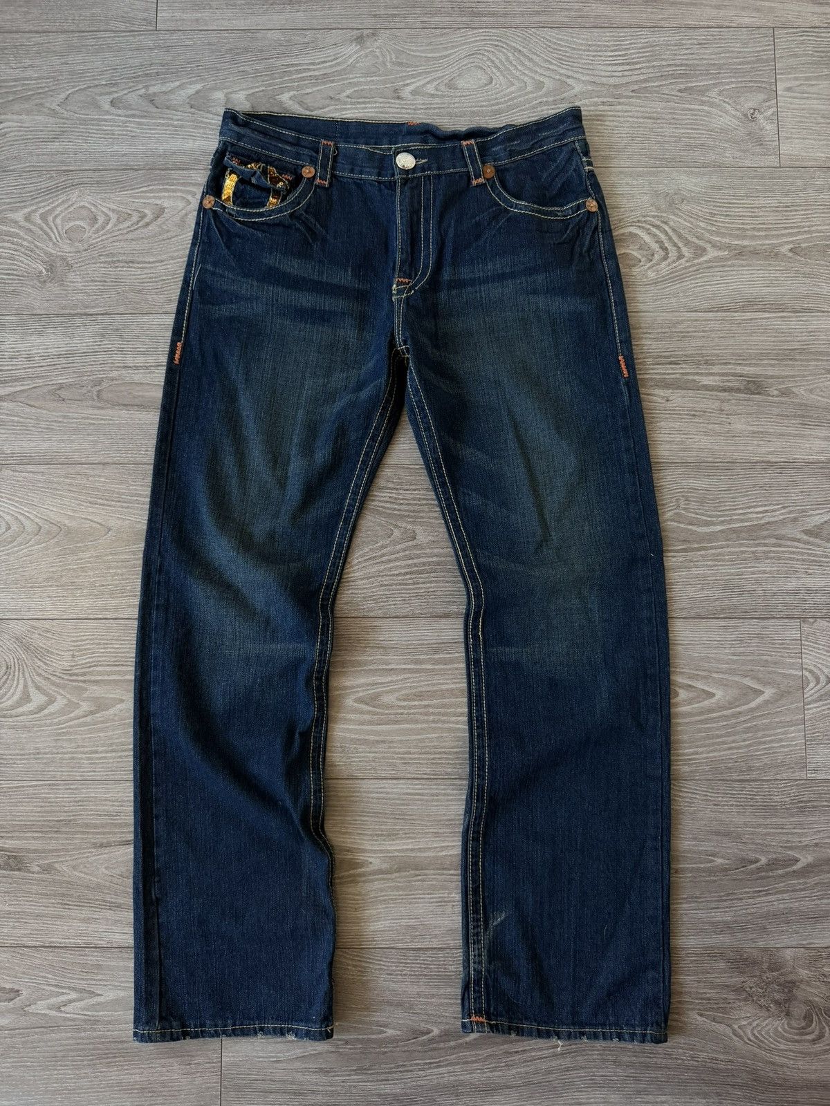 True Religion True Religion Rocco Relaxed Joey Bobby Y2k Jeans Size US 36 / EU 52 - 6 Thumbnail