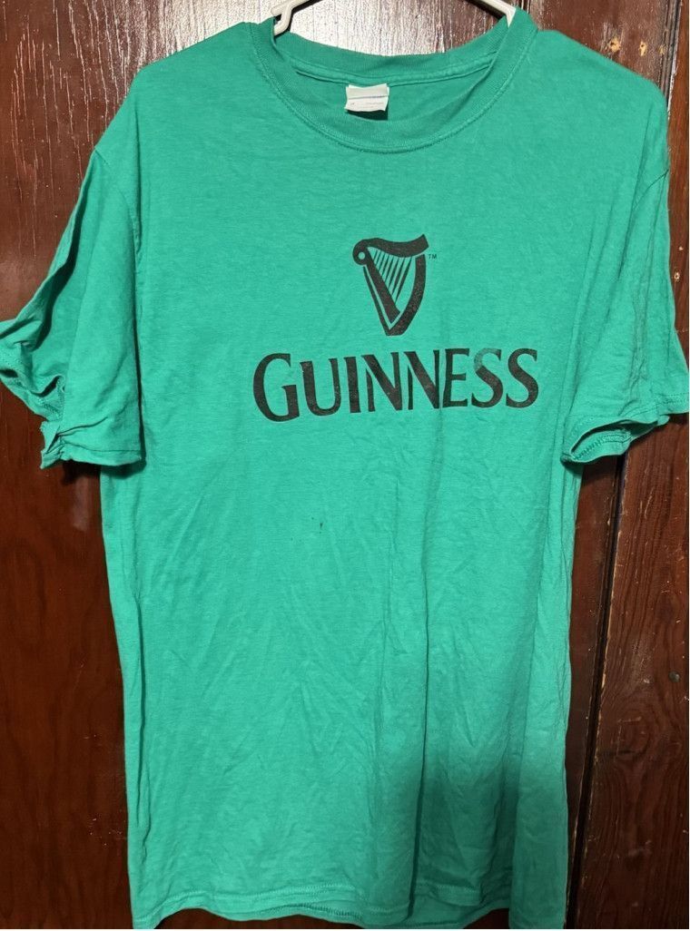 Rod Keenan Guinness Beer Green Logo Tee Shirt Men Sz L Size US L / EU 52-54 / 3 - 1 Thumbnail