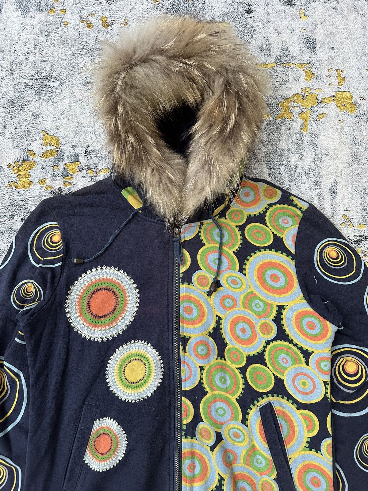 Hysteric Glamour CRAZY FADED VERY NICE DESIGN RICH & FAMOUS IFSIX LGB STYLE Size US M / EU 48-50 / 2 - 3 Thumbnail