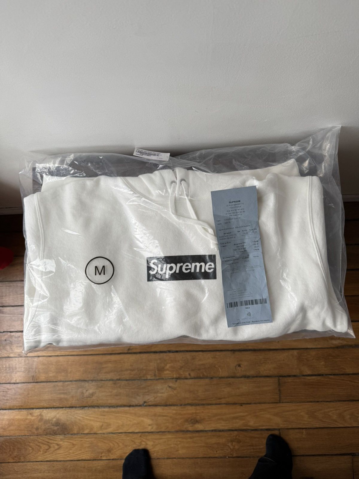 Supreme Supreme Paris box logo hooded sweatshirt Size US M / EU 48-50 / 2 - 2 Thumbnail