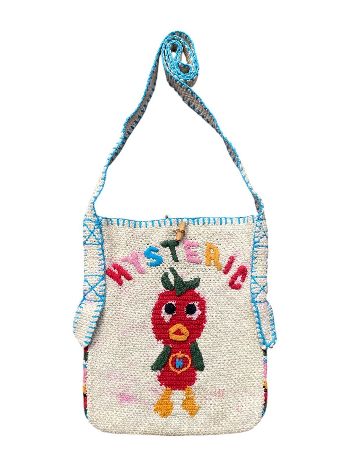 Hysteric Glamour ‼️ARCHIVED‼️90s HYSTERIC GLAMOUR Crochet Knit Sling Bag Size ONE SIZE - 2 Thumbnail