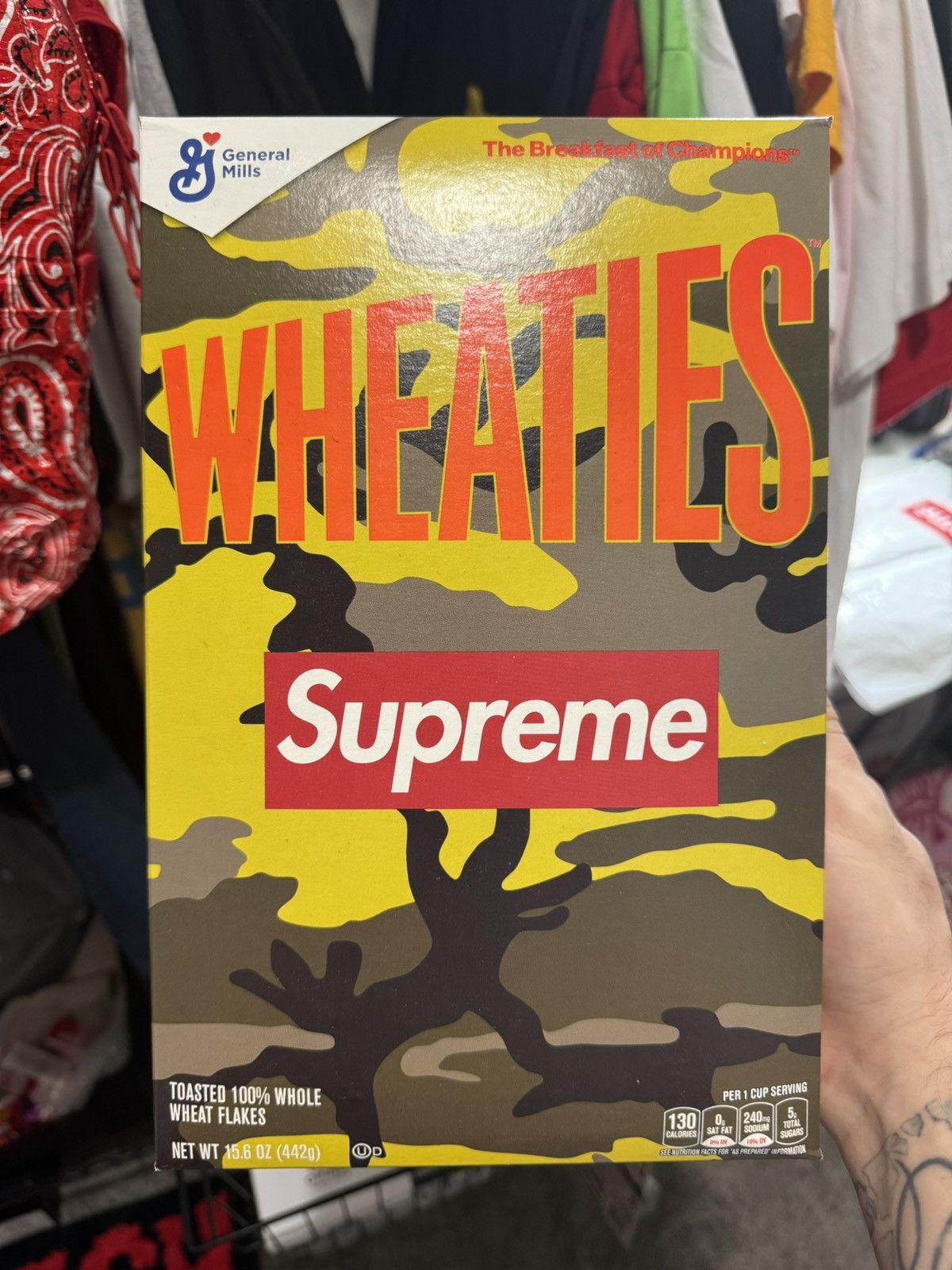 Supreme Supreme Wheaties Orange Limited Edition Box Size ONE SIZE - 1 Thumbnail