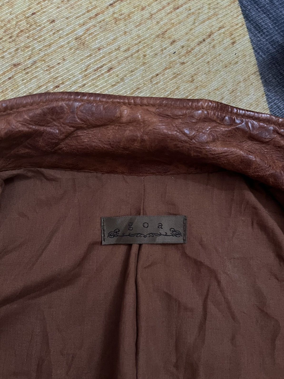Japanese Brand 1990s GOA sheepskin panelling bikers leather #H3 Size M / US 6-8 / IT 42-44 - 9 Thumbnail