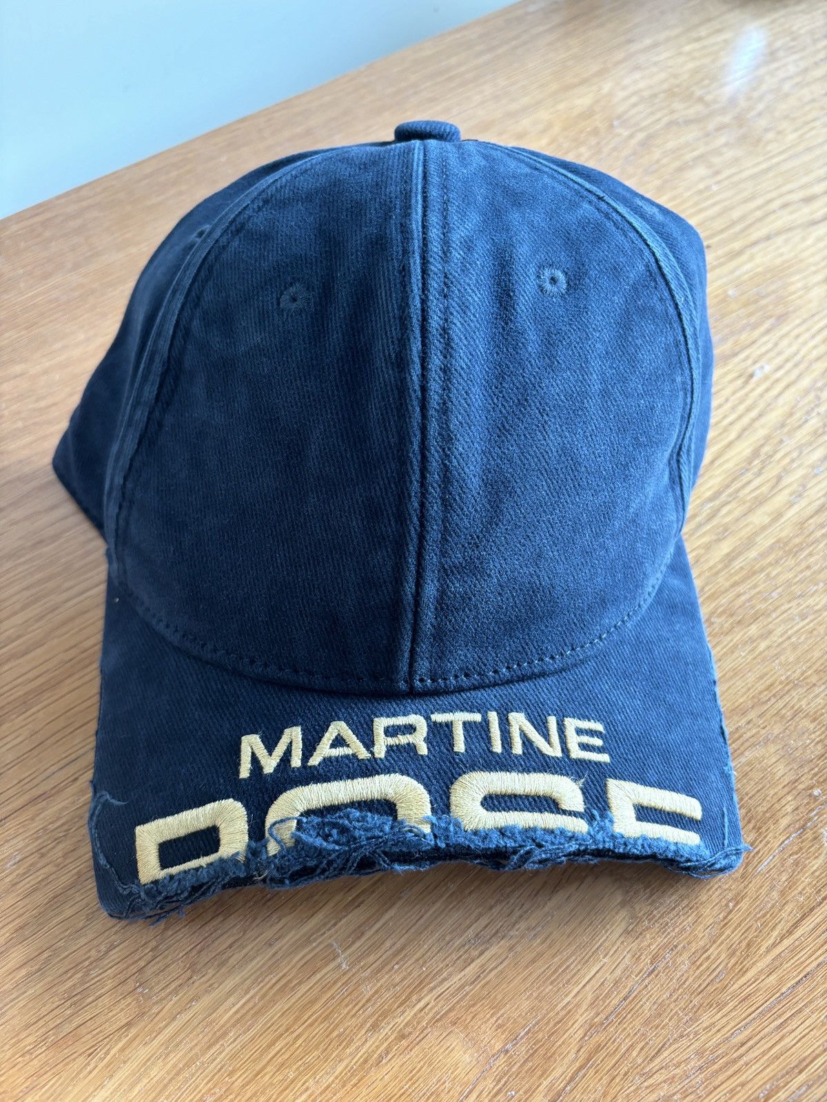 Martine Rose Peak Cut Cap | Grailed