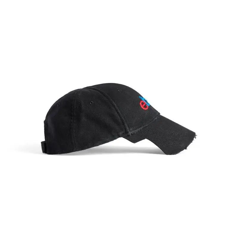 Balenciaga × eBay o1s1wg110126 Size: M / eBay Hat / Cap in Black Size ONE SIZE - 4 Thumbnail