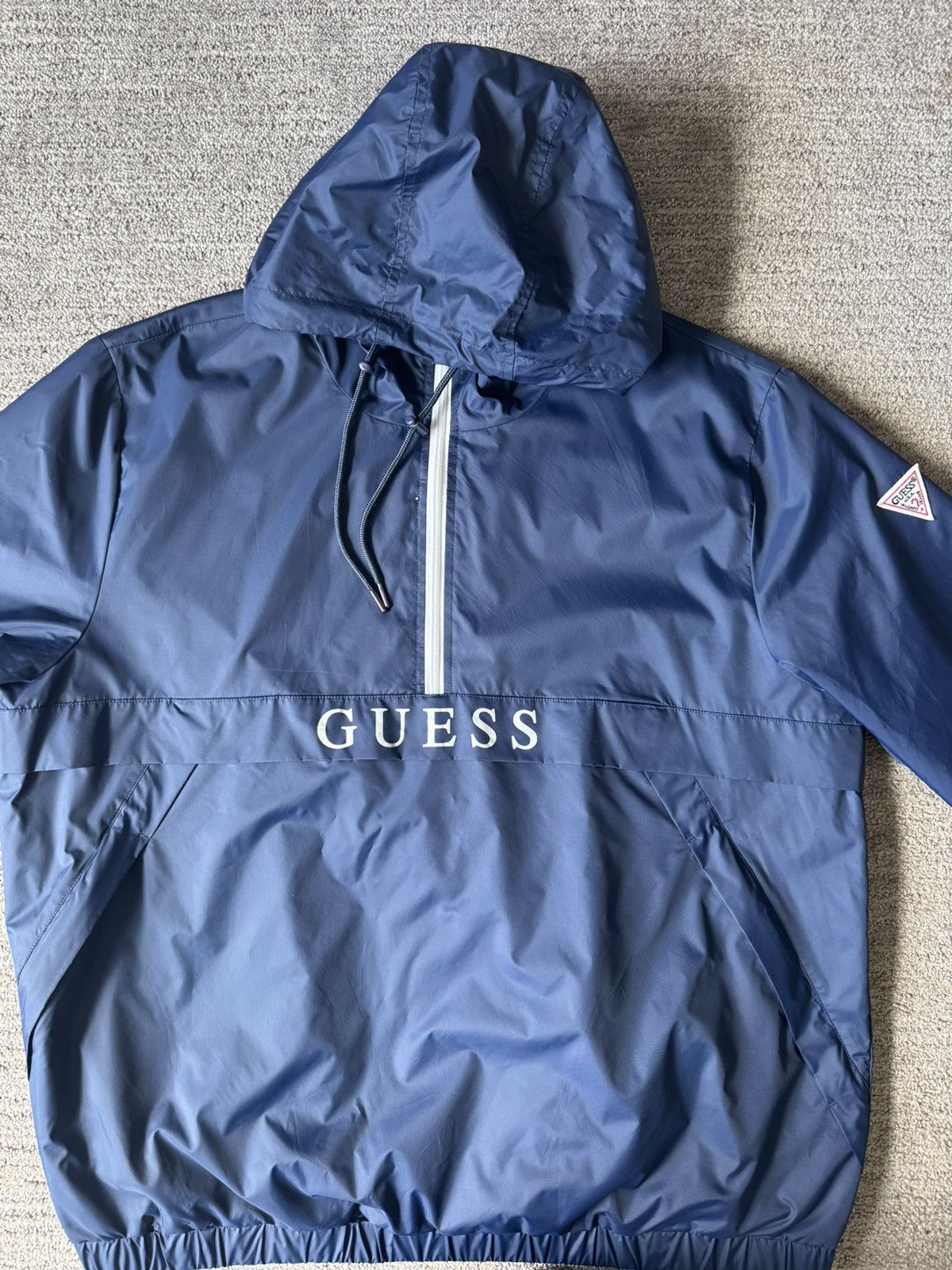 Guess Guess Nylon Quarter Zip Jacket Size US XXL / EU 58 / 5 - 3 Thumbnail