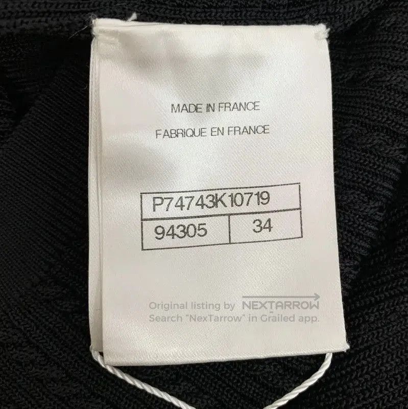 Chanel Chanel Black Ribbed Sleeveless Top . Size XXS / US 00 / IT 34 - 7 Thumbnail