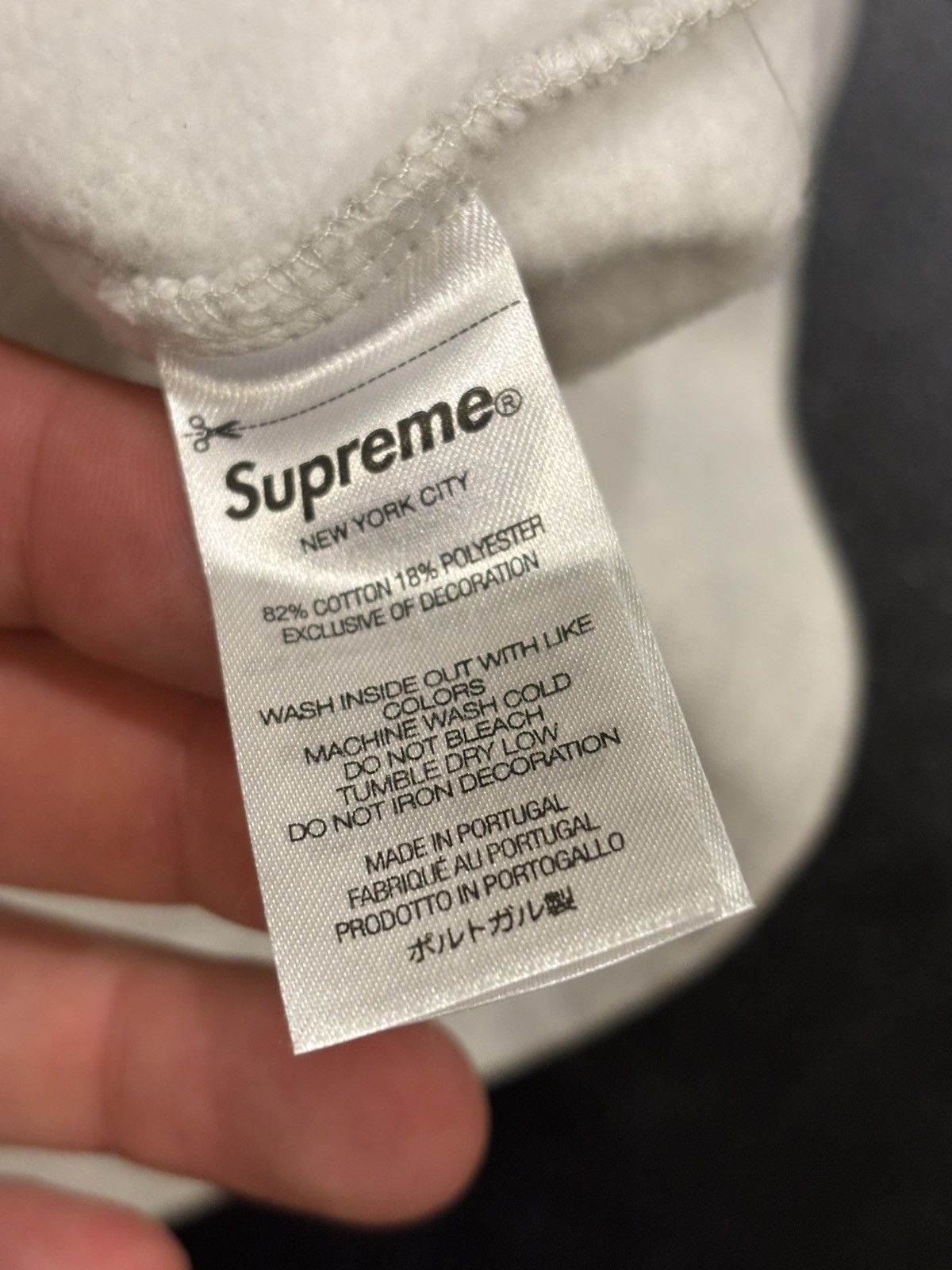 Supreme Supreme Embroidered Chenille Hoodie Size US S / EU 44-46 / 1 - 5 Thumbnail