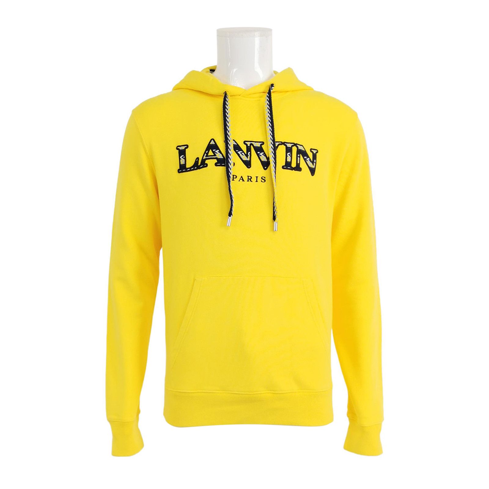 Lanvin Lanvin Yellow Embroidered Logo Hoodie US M Size US M / EU 48-50 / 2 - 1 Thumbnail
