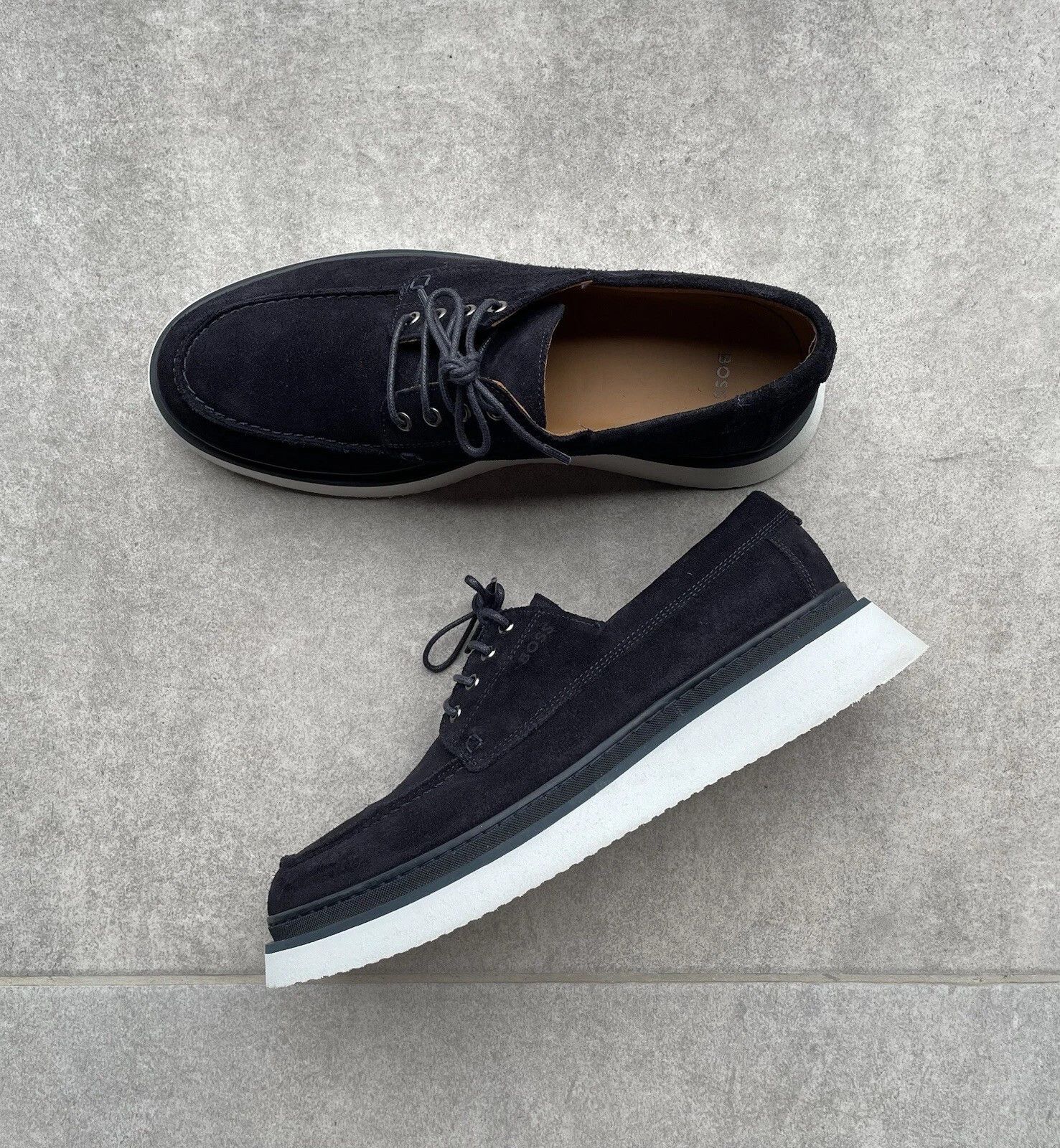 Hugo Boss Hugo Boss Mens Suede Shoes Rainard Derby Size 44 Size US 11 / EU 44 - 5 Thumbnail