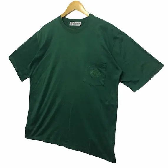 Burberry Vtg BURBERRY London Pure Cotton Made in England Tee Shirt Size US M / EU 48-50 / 2 - 3 Thumbnail