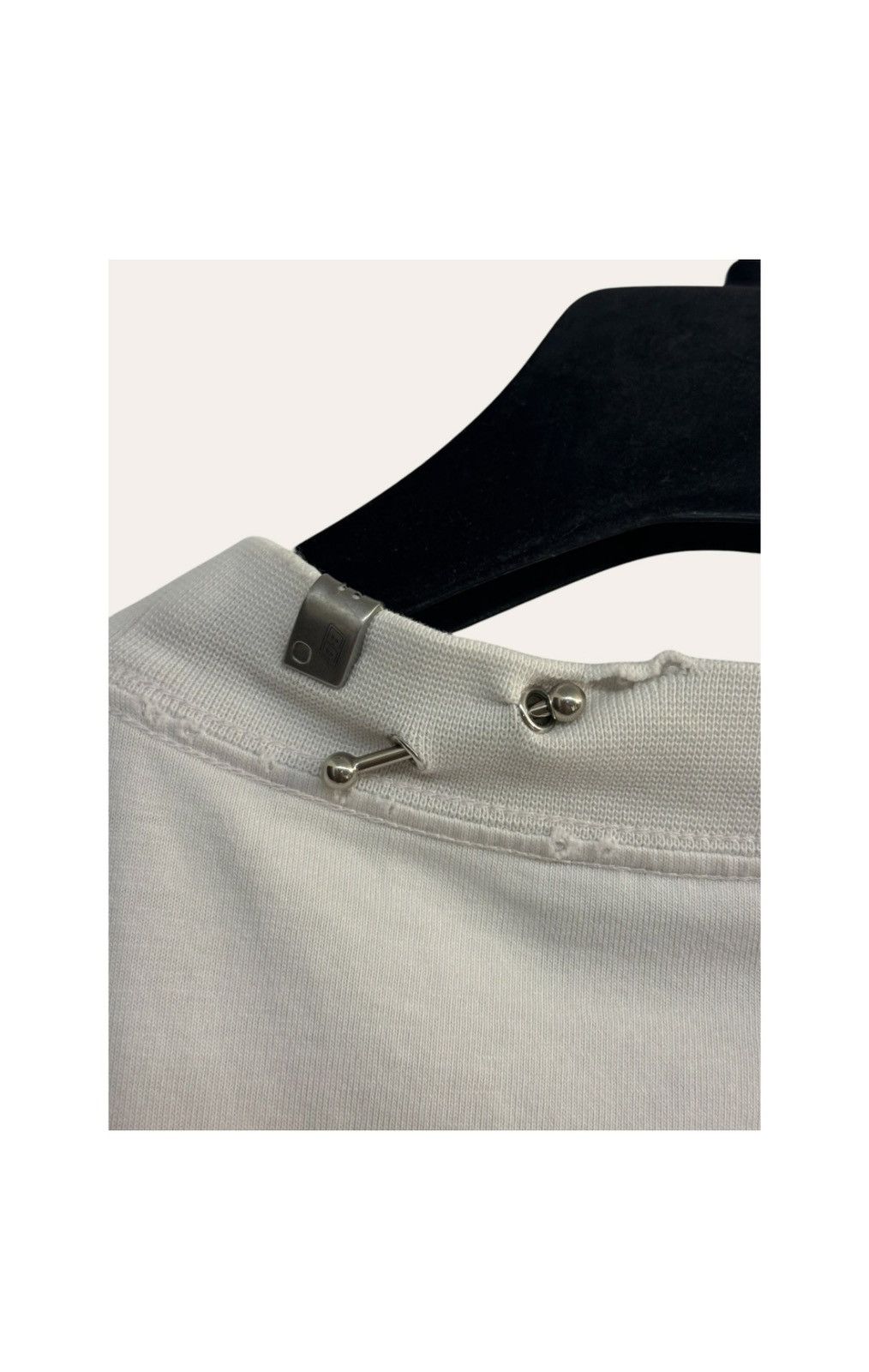 Balenciaga Balenciaga Piercing T-shirt white Size US M / EU 48-50 / 2 - 6 Thumbnail