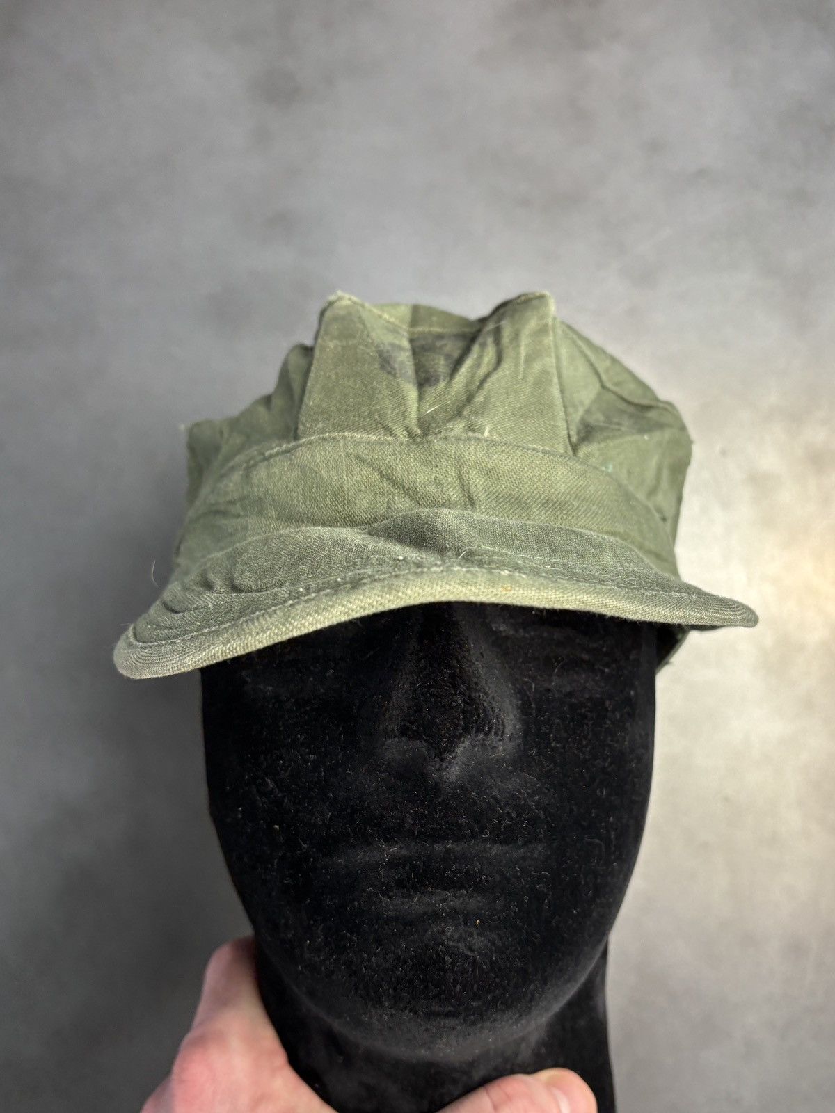 Vintage Vintage US Marine Corps Utility Hat Vietnam Drab Field EGA Size ONE SIZE - 10 Thumbnail