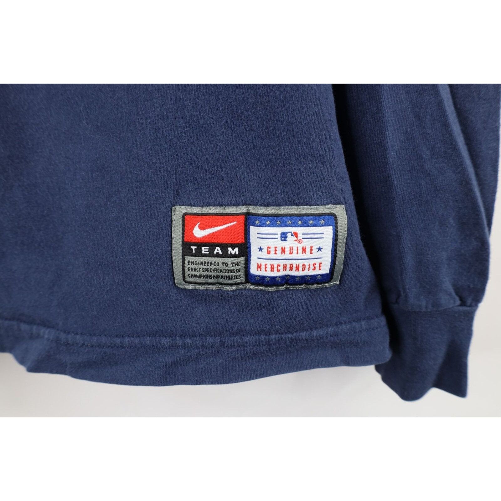 Nike × Vintage Vintage Nike Travis Scott Mini Swoosh Detroit Tigers T-Shirt Size US L / EU 52-54 / 3 - 4 Thumbnail