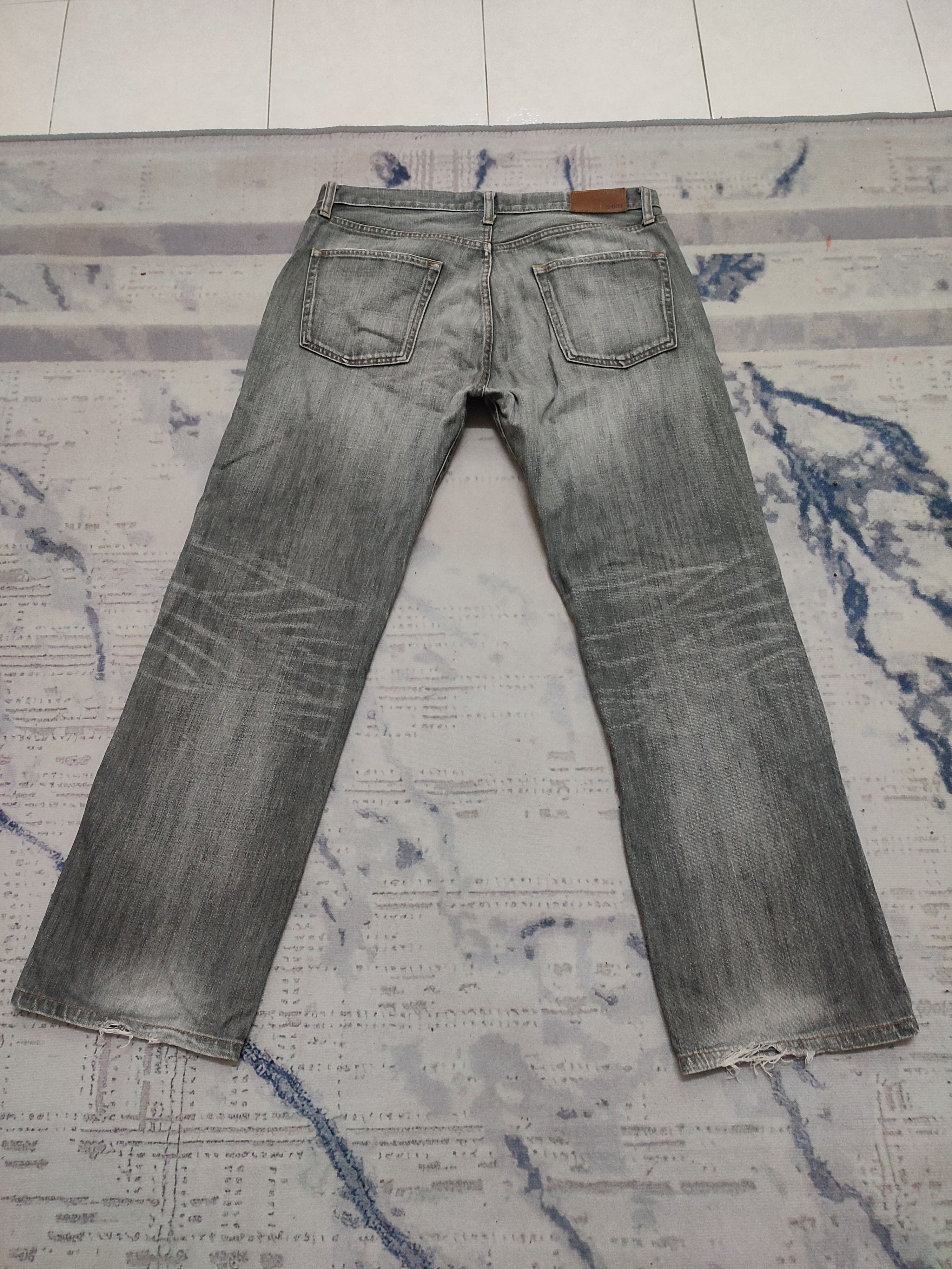 Japanese Brand 💥 Baggy 💥 Vintage S003 Uniqlo Denim Size US 35 - 2 Thumbnail