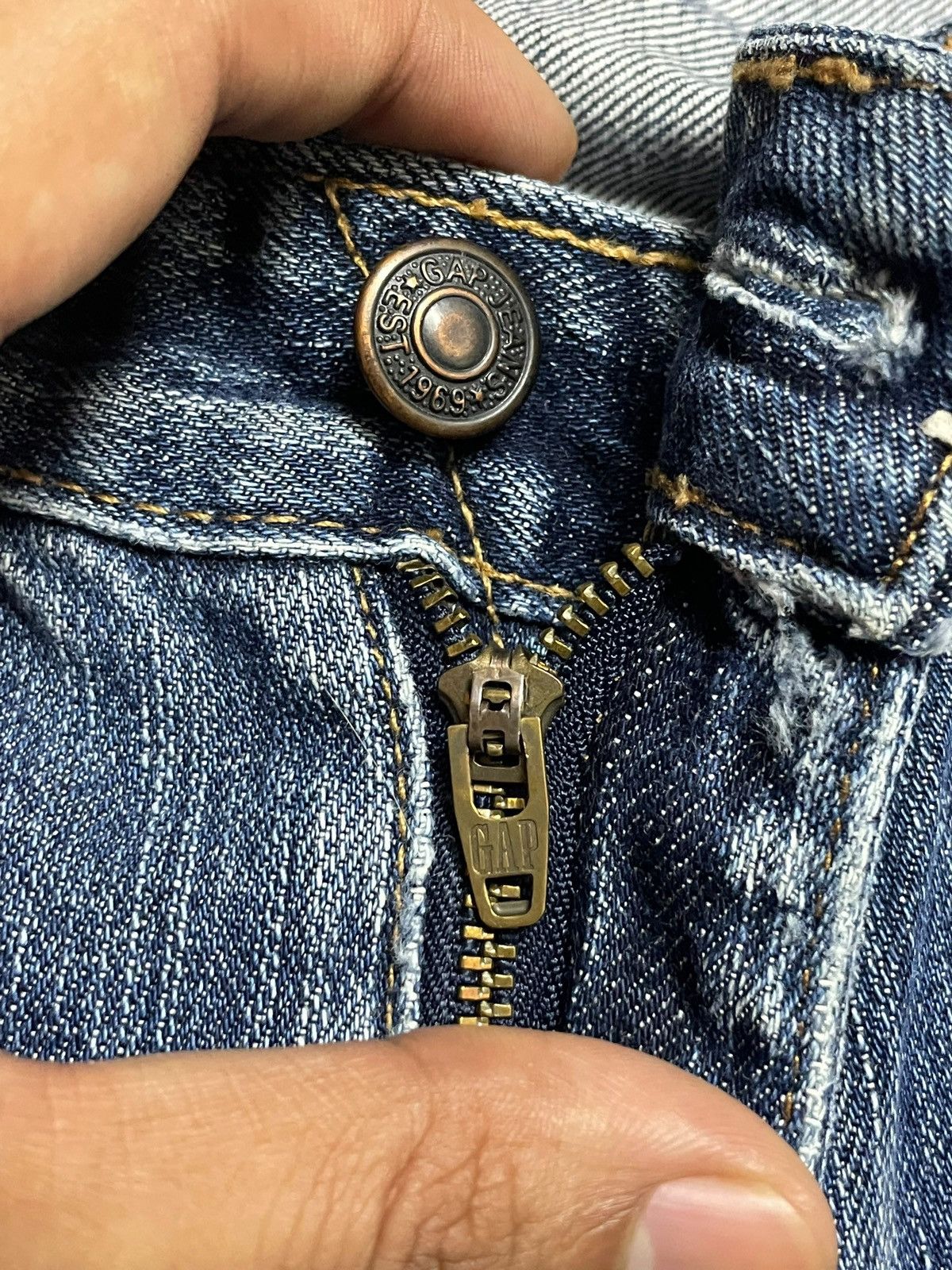 Gap × Yeezy Vintage Y2K Gap Bootcut Strech Denim Blue Washed Jeans Size 30" / US 8 / IT 44 - 12 Thumbnail