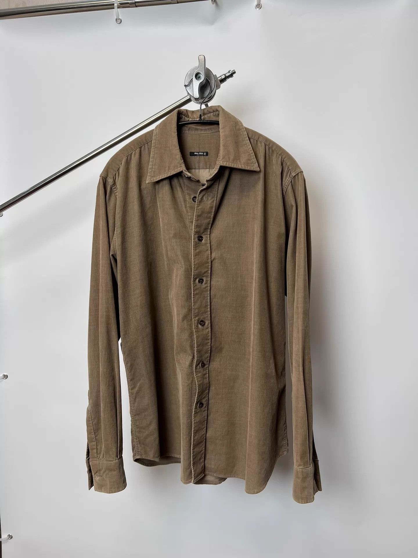 Miu Miu Miumiu 80s Vintage Corduroy Shirt 38 S Size US S / EU 44-46 / 1 - 2 Thumbnail