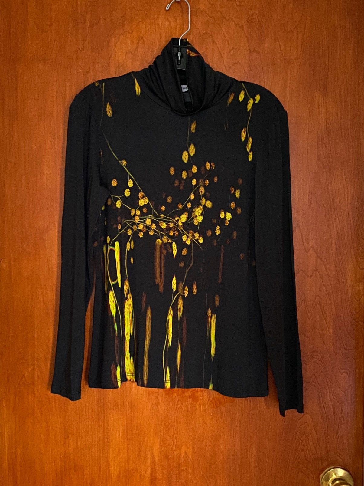 Prabal Gurung PRABAL GURUNG Women’s Abstract Floral Turtleneck Top size M Size M / US 6-8 / IT 42-44 - 4 Thumbnail
