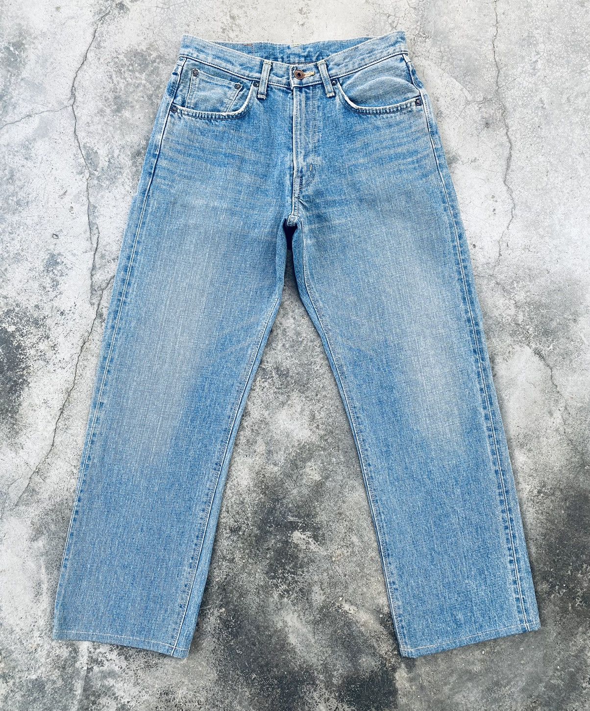 Edwin Vintage Edwin 505z Orange Tag Selvedge Denim Pants Size US 30 / EU 46 - 1 Thumbnail