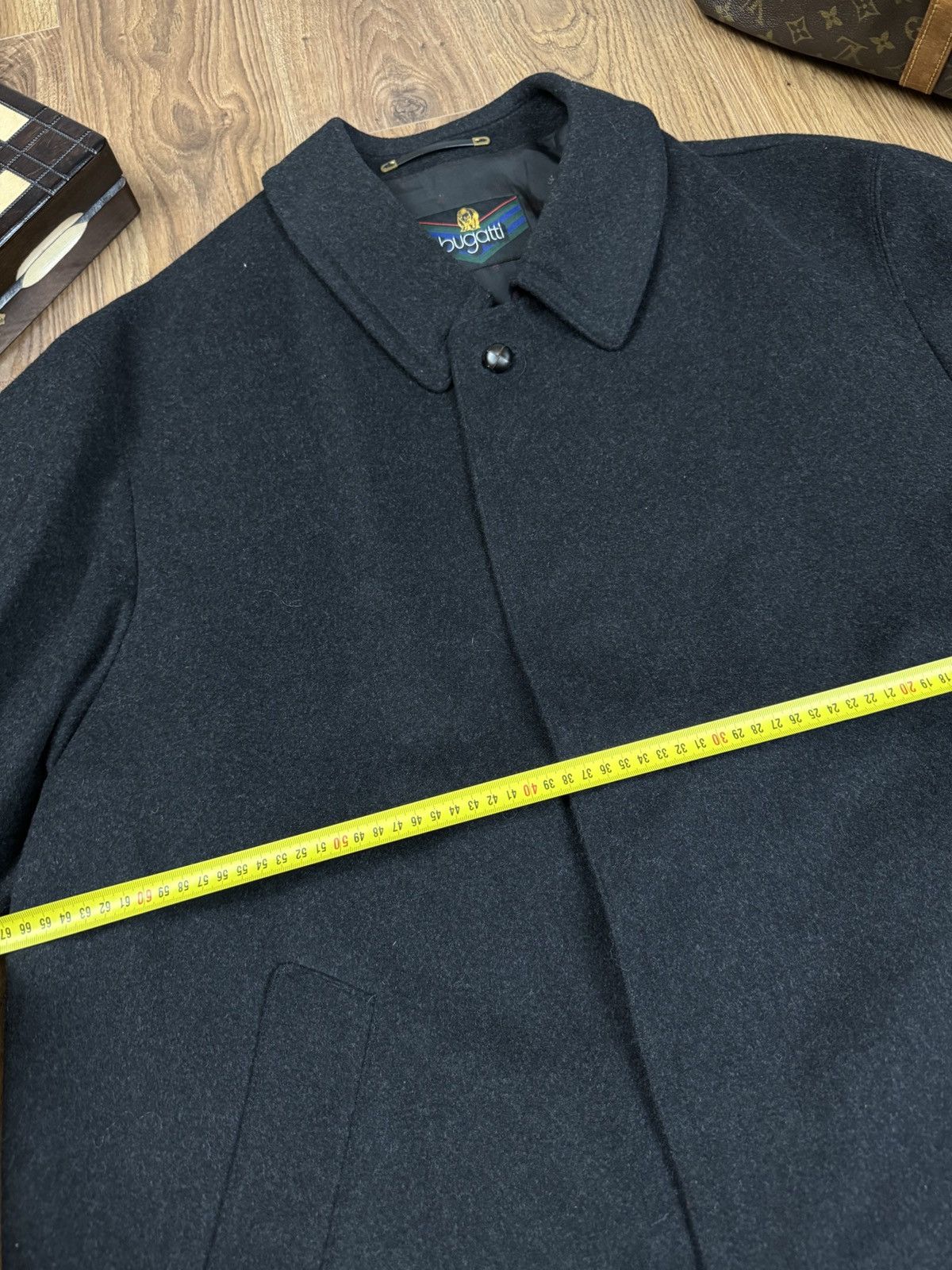 Bugatti Wool vintage coat Bugatti original streetwear luxury item Size US XL / EU 56 / 4 - 5 Thumbnail
